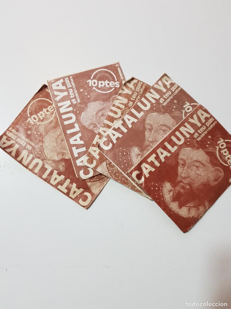 Otros art&iacute;culos de coleccionismo en papel: Lote 5 sobres sin abrir de cromos CATALUNYA el teu pais album de cromos diari AVUI