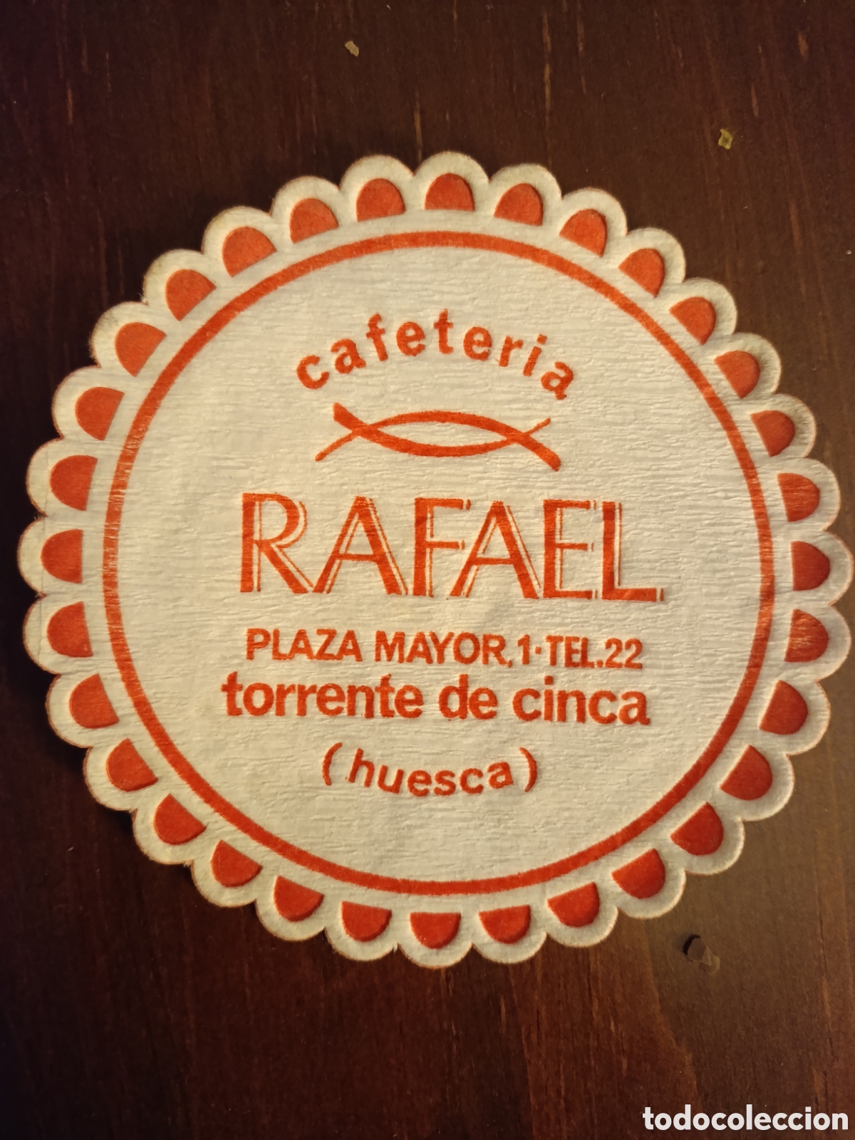 Otros art&iacute;culos de coleccionismo en papel: CAFETERIA RAFAEL HUESCA [ ETIQUETA A&Ntilde;OS 40-50 ]