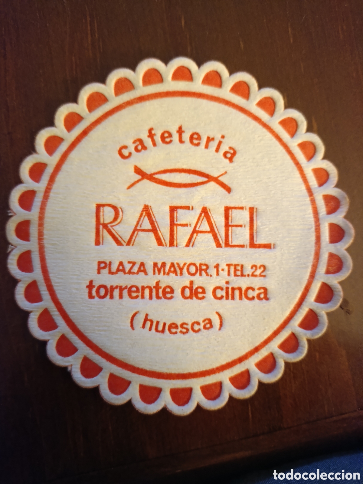 Otros art&iacute;culos de coleccionismo en papel: CAFETERIA RAFAEL HUESCA [ ETIQUETA A&Ntilde;OS 40-50 ]