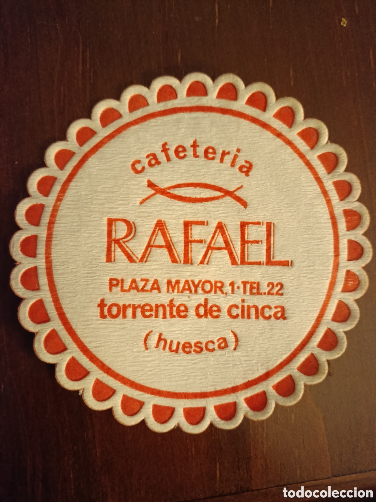 Otros art&iacute;culos de coleccionismo en papel: CAFETERIA RAFAEL HUESCA [ ETIQUETA A&Ntilde;OS 40-50 ]