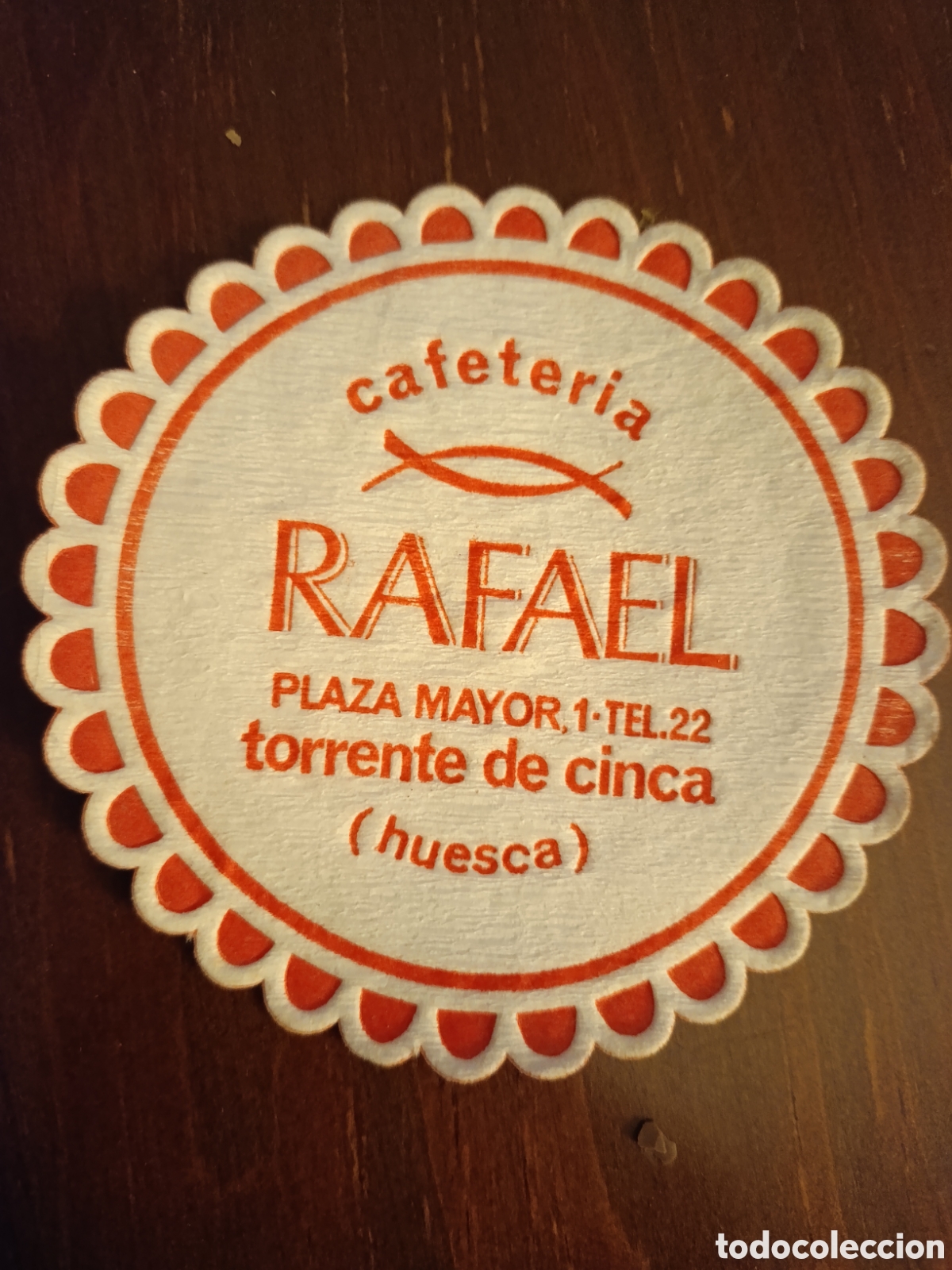 Otros art&iacute;culos de coleccionismo en papel: CAFETERIA RAFAEL HUESCA [ ETIQUETA A&Ntilde;OS 40-50 ]