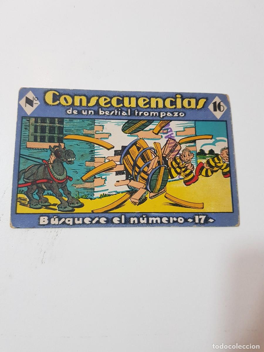 Otros art&iacute;culos de coleccionismo en papel: CONSECUENCIAS DE UN BESTIAL TROMPAZO N&ordm;16 GALLETAS SOLSONA BARCELONA