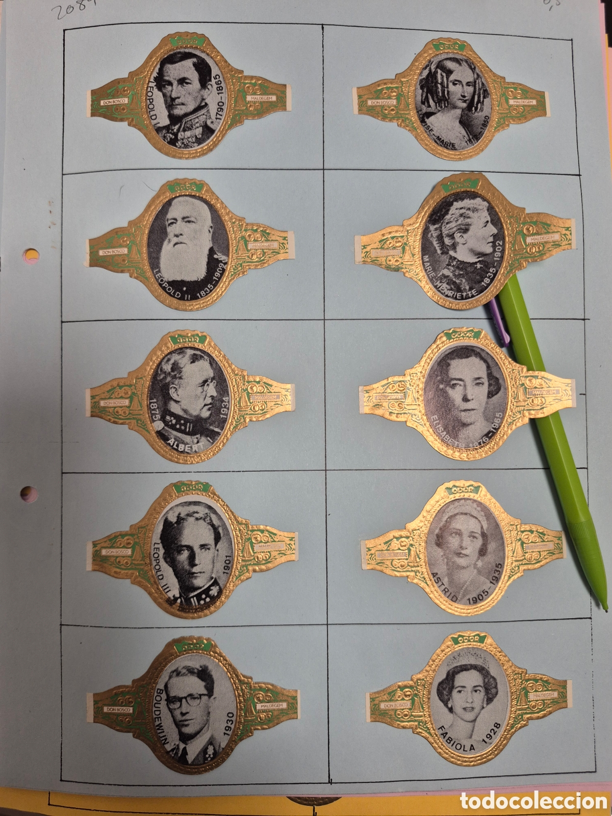 Otros art&iacute;culos de coleccionismo en papel: 10 VITOLAS JANSSENS DON BOSCO ODOR SERIE COMPLETA