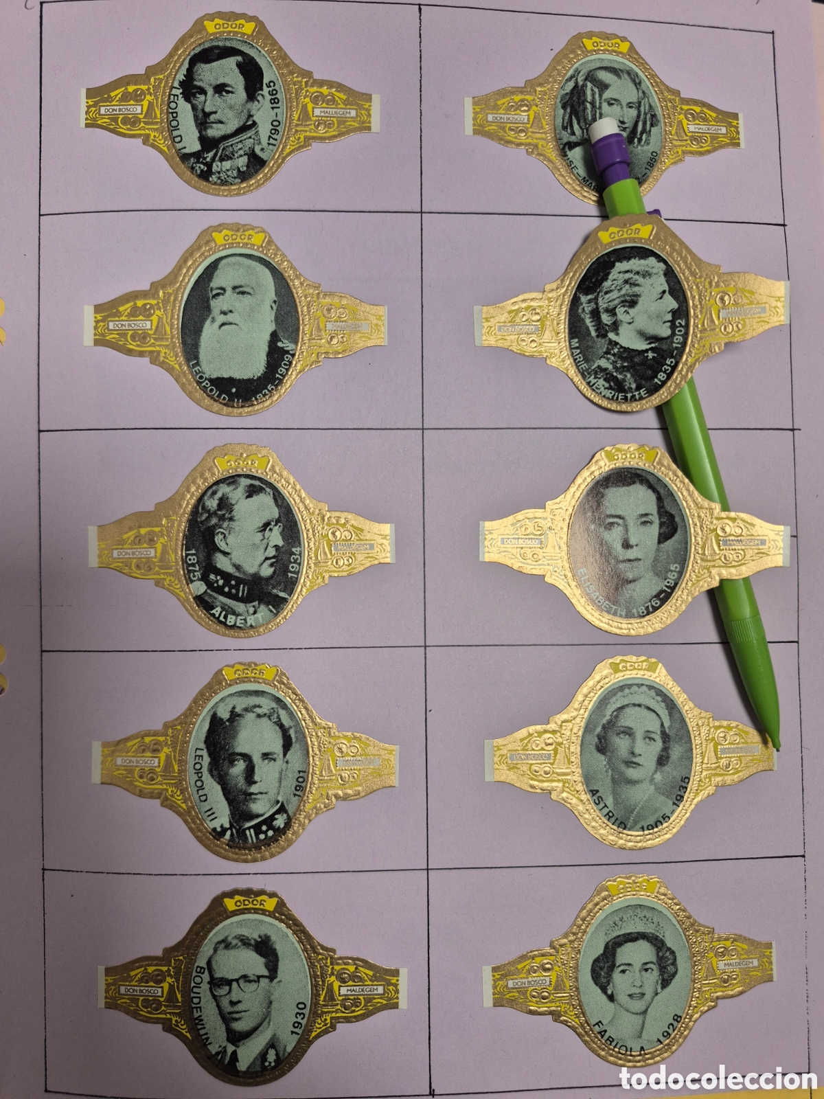 Otros art&iacute;culos de coleccionismo en papel: 10 VITOLAS JANSSENS DON BOSCO ODOR SERIE COMPLETA