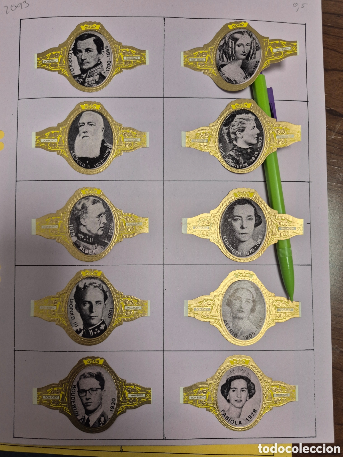 Otros art&iacute;culos de coleccionismo en papel: 10 VITOLAS JANSSENS DON BOSCO ODOR SERIE COMPLETA