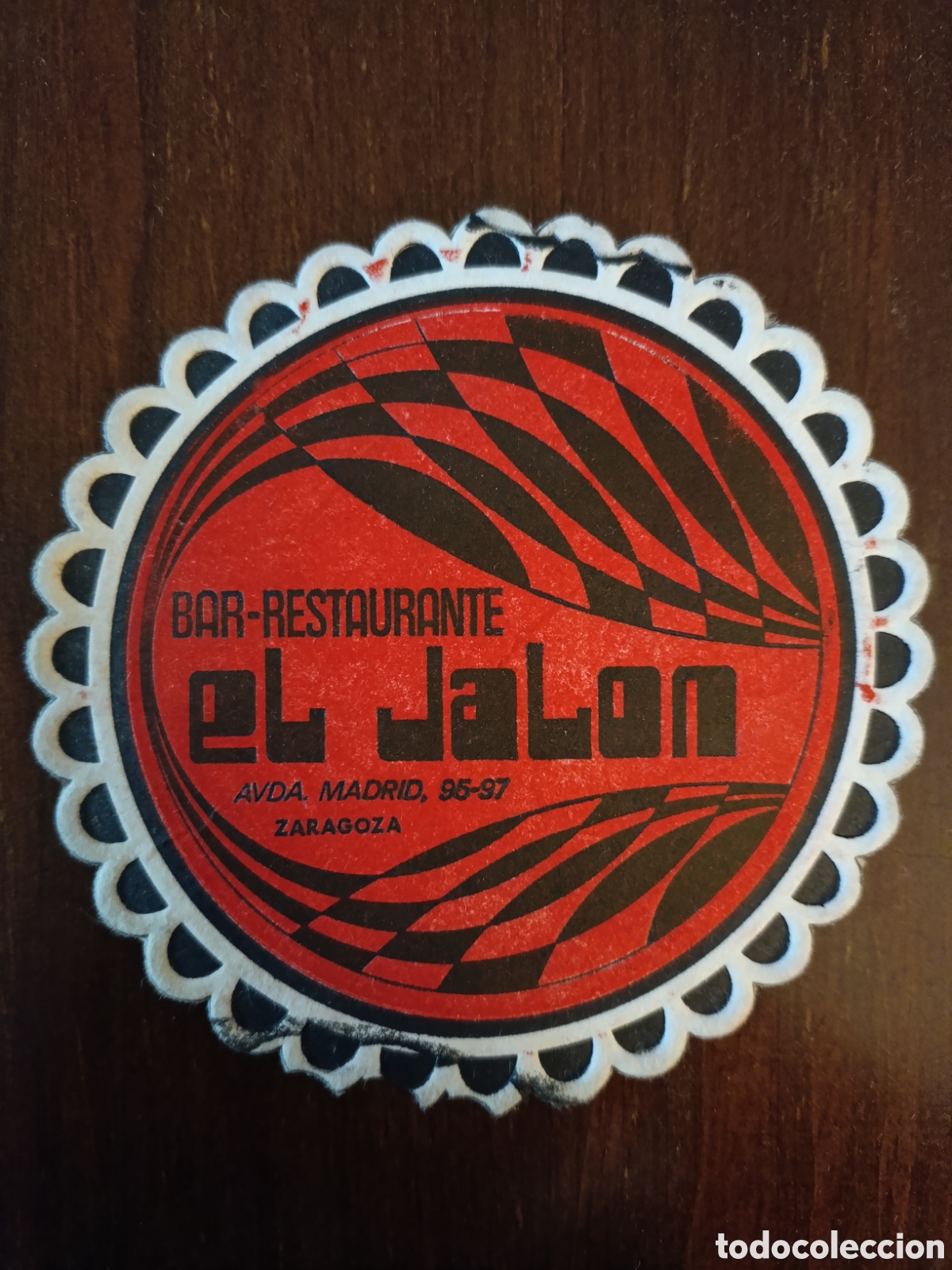Otros art&iacute;culos de coleccionismo en papel: VA AL RESTAURANTE EL JAL&Oacute;N ZARAGOZA [ ETIQUETA A&Ntilde;OS 40-50 ]