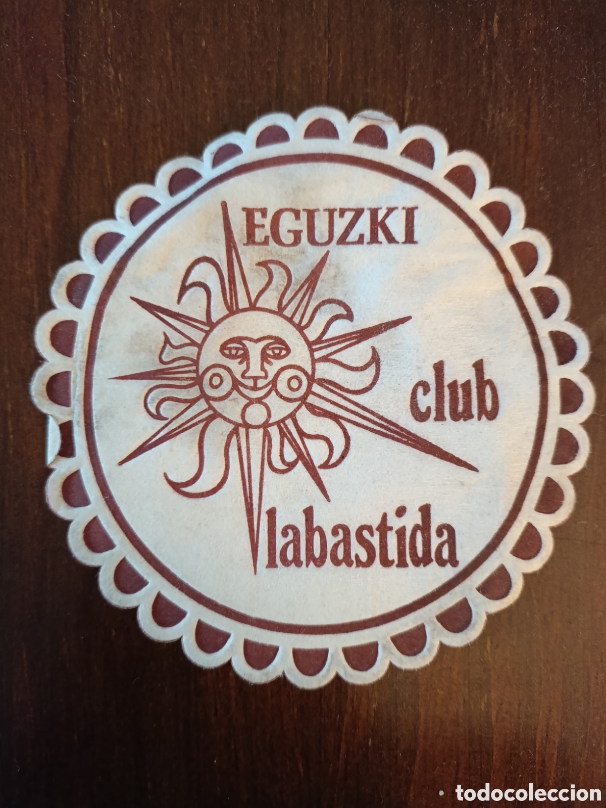 Otros art&iacute;culos de coleccionismo en papel: EGUZKI CLUB LABASTIDA [ ETIQUETA A&Ntilde;OS 40-50 ]