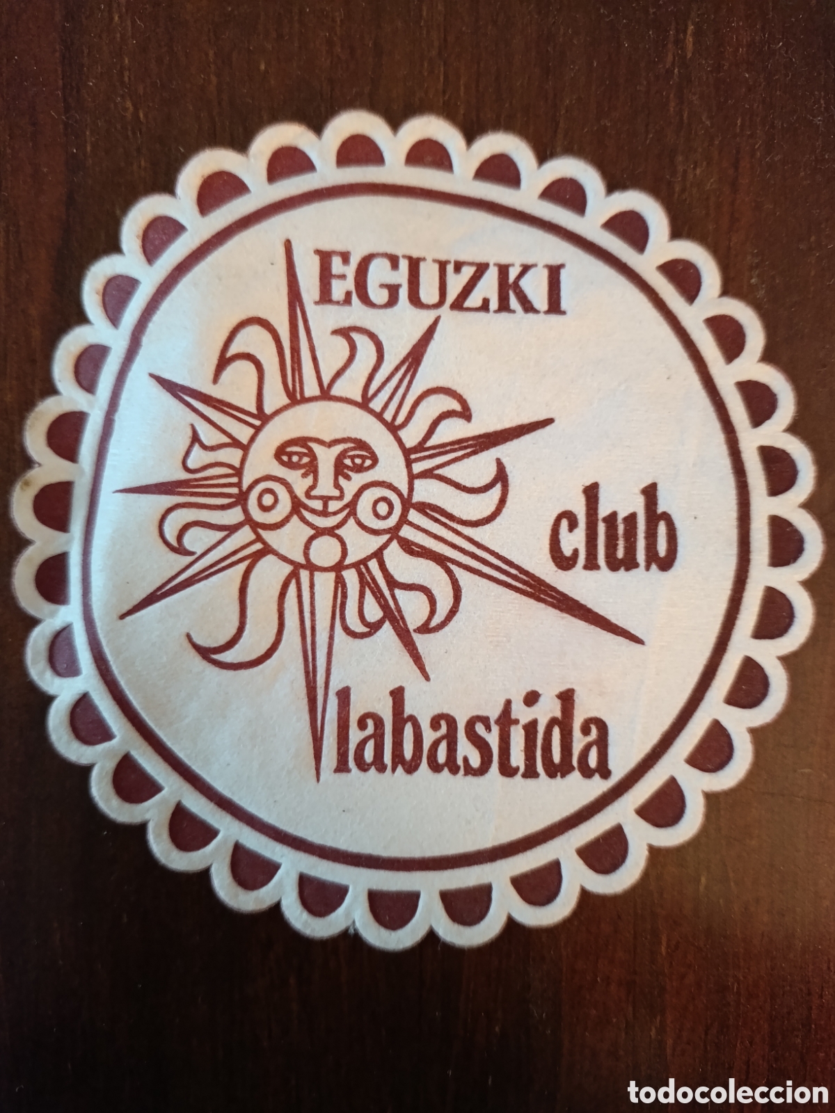 Otros art&iacute;culos de coleccionismo en papel: EGUZKI CLUB LABASTIDA [ ETIQUETA A&Ntilde;OS 40-50 ]