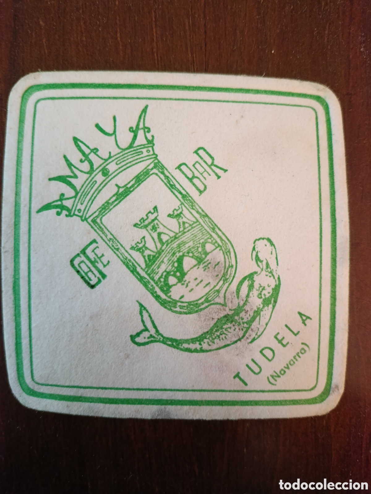 Otros art&iacute;culos de coleccionismo en papel: CAF&Eacute; BAR TUDELA NAVARRA [ ETIQUETA A&Ntilde;OS 40-50 ]