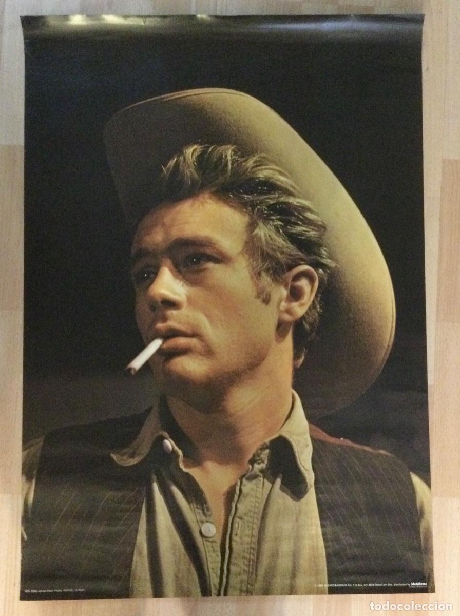 Otros art&iacute;culos de coleccionismo en papel: Poster. James Dean. 98 x70 cms. A&ntilde;os 80. NUEVO