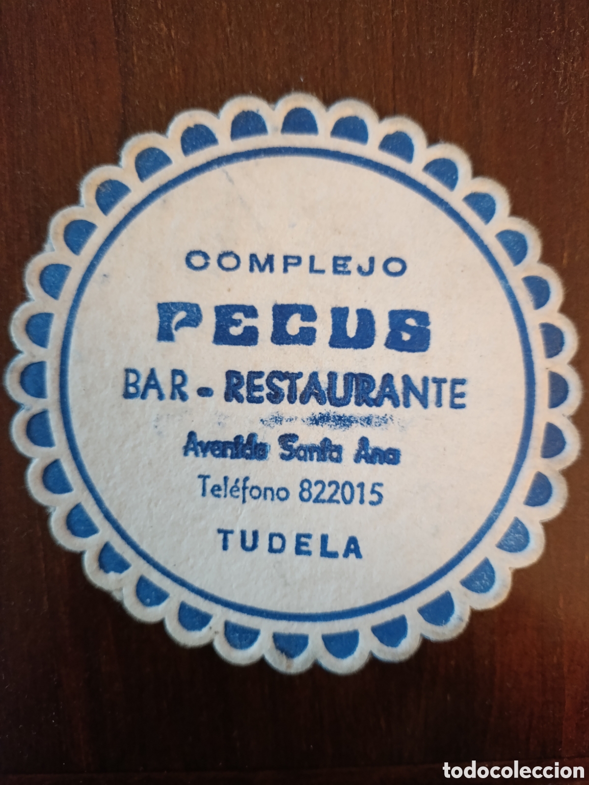 Otros art&iacute;culos de coleccionismo en papel: COMPLEJO BQ BAR RESTAURANTE TUDELA [ ETIQUETA A&Ntilde;OS 40-50 ]