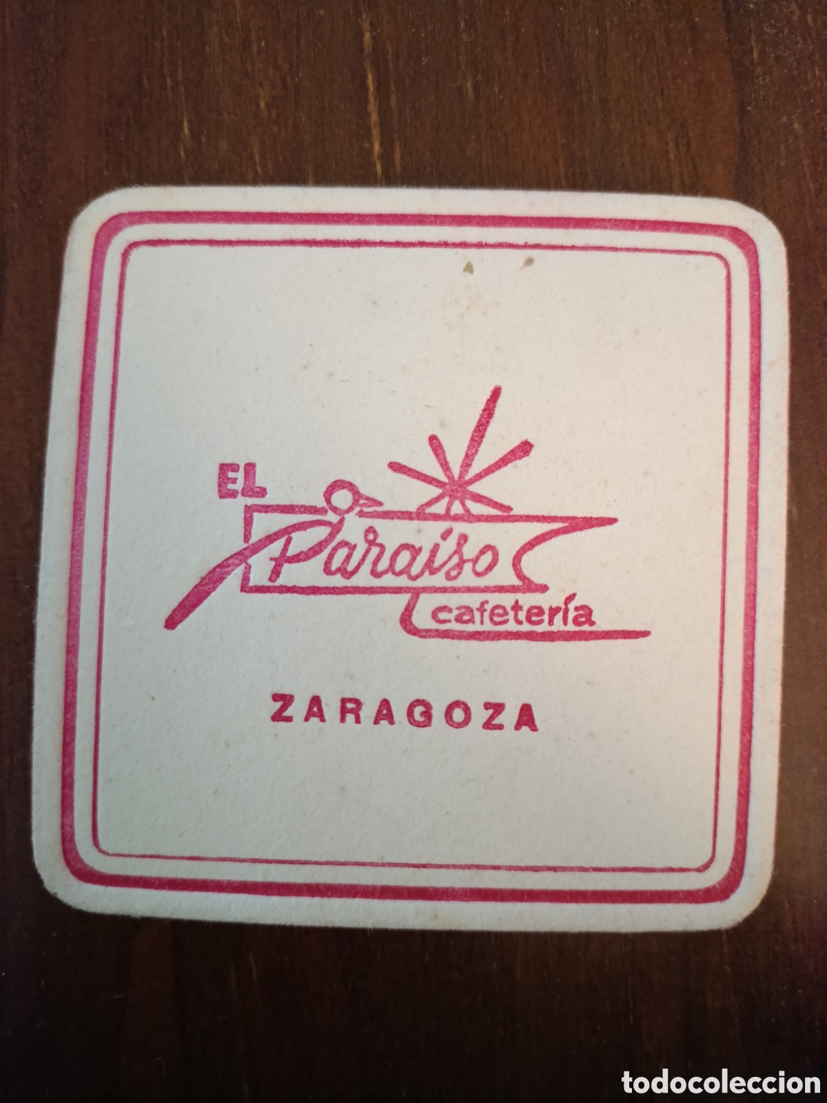 Otros art&iacute;culos de coleccionismo en papel: EL PARA&Iacute;SO CAFETER&Iacute;A ZARAGOZA [ ETIQUETA A&Ntilde;OS 40-50 ]
