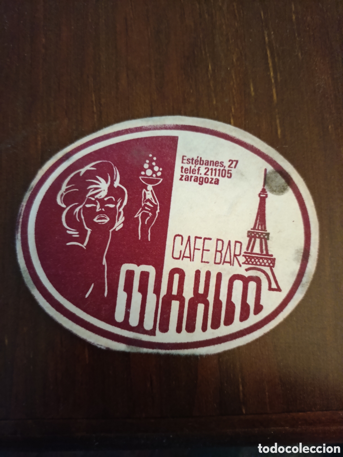 Otros art&iacute;culos de coleccionismo en papel: CAF&Eacute; MARXIM ZARAGOZA [ ETIQUETA A&Ntilde;OS 40-50 ]