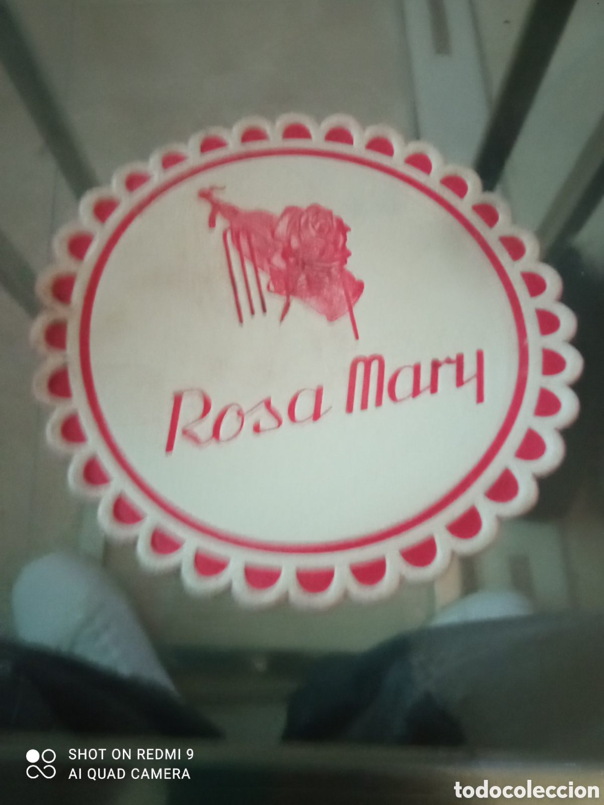 Otros art&iacute;culos de coleccionismo en papel: Rosa Mary posavasos a&ntilde;os 40-50s