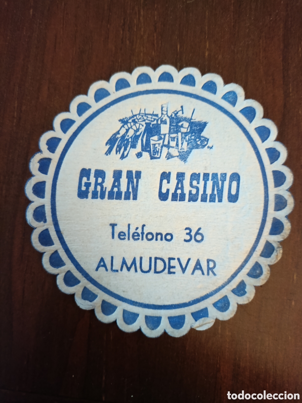 Otros art&iacute;culos de coleccionismo en papel: GRAN CASINO ALMUD&Eacute;VAR [ ETIQUETA A&Ntilde;OS 40-50 ]