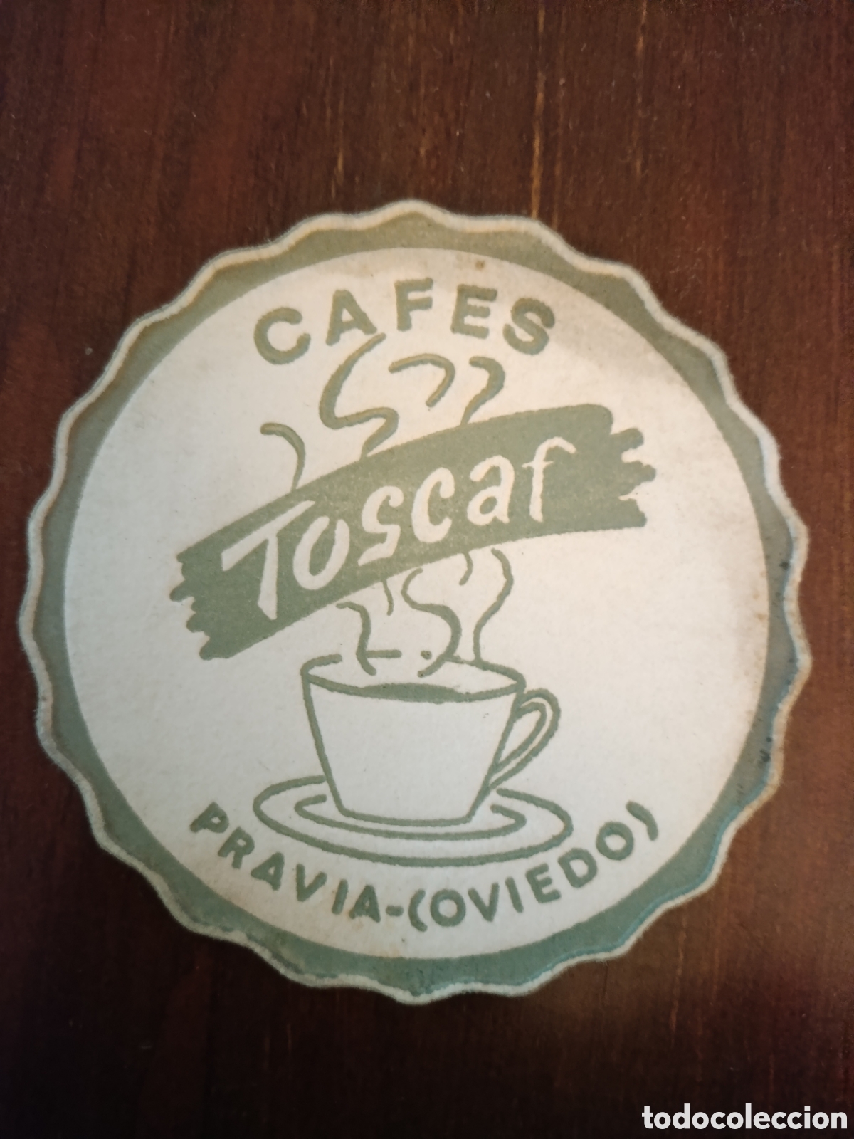 Otros art&iacute;culos de coleccionismo en papel: CAF&Eacute;S TOSCAF PRAVIA OVIEDO [ ETIQUETA A&Ntilde;OS 40-50 ]