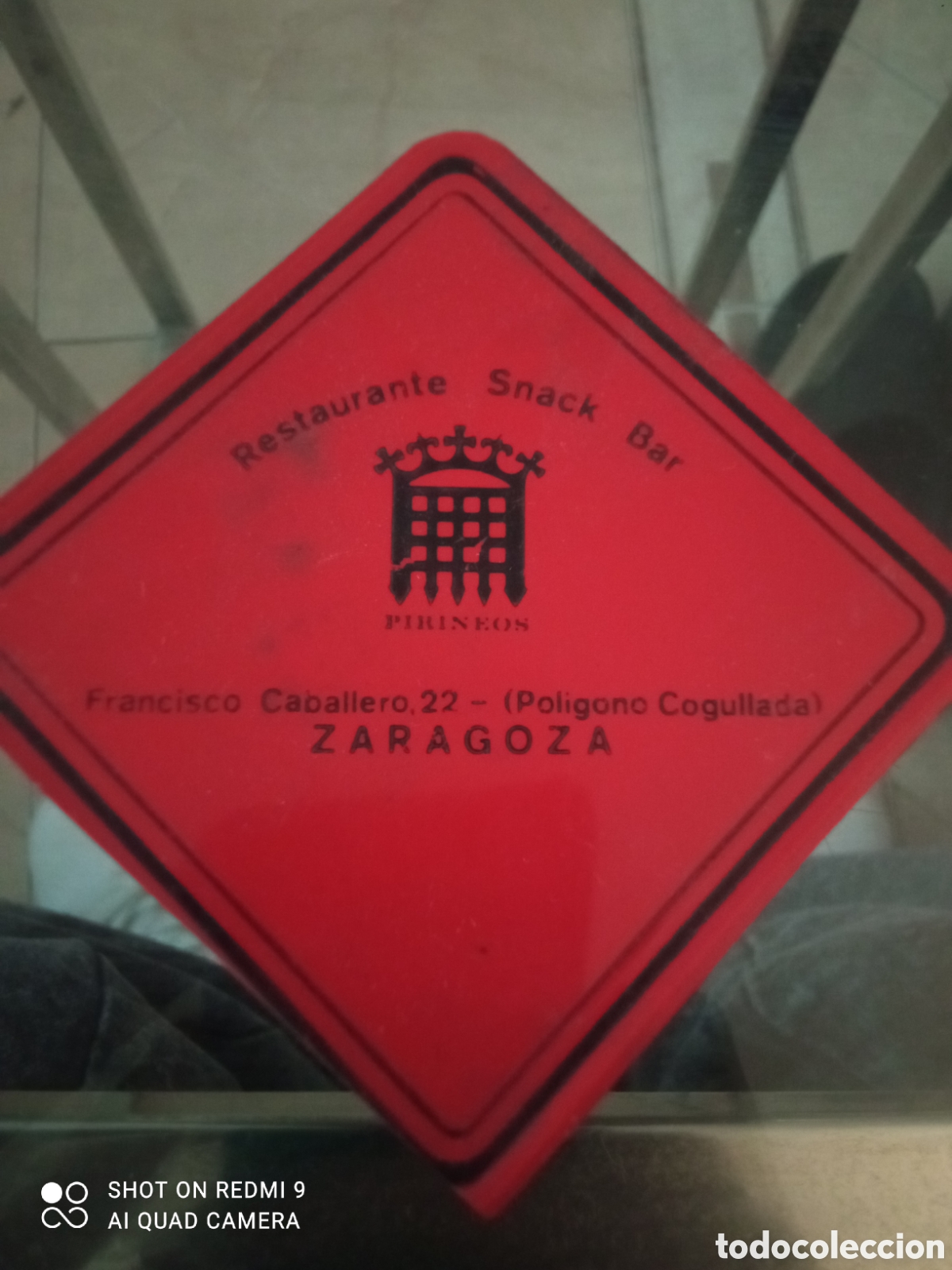 Otros art&iacute;culos de coleccionismo en papel: Restaurante snack bar prineox Zaragoza posavasos a&ntilde;os 40-50s