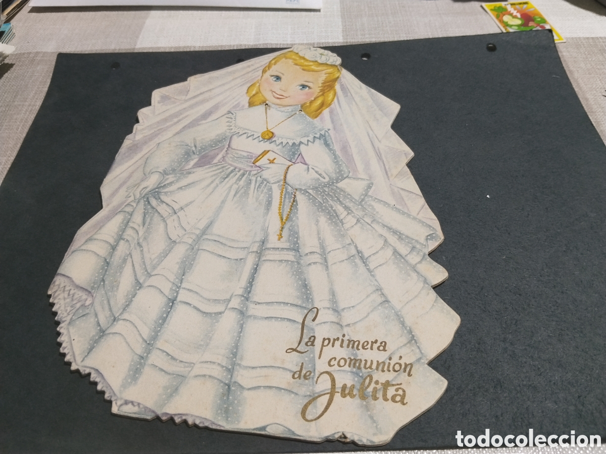 Otros art&iacute;culos de coleccionismo en papel: Cuento troquelado La primera comuni&oacute;n de Julita
