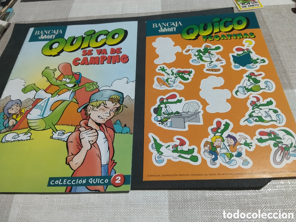 Otros art&iacute;culos de coleccionismo en papel: C&oacute;mic Quico se va de camping ,BANCAJA joven