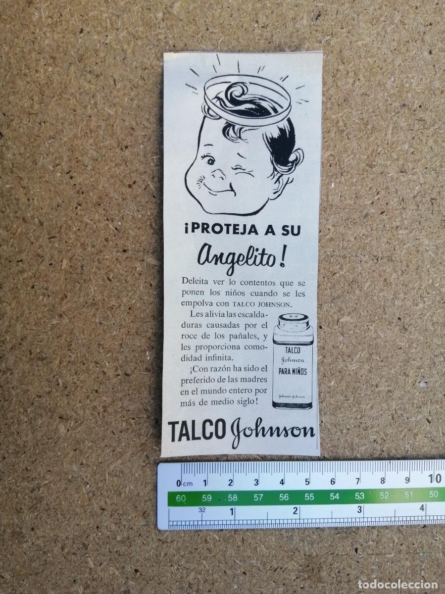 Otros art&iacute;culos de coleccionismo en papel: ANUNCIO. TALCO JOHNSON