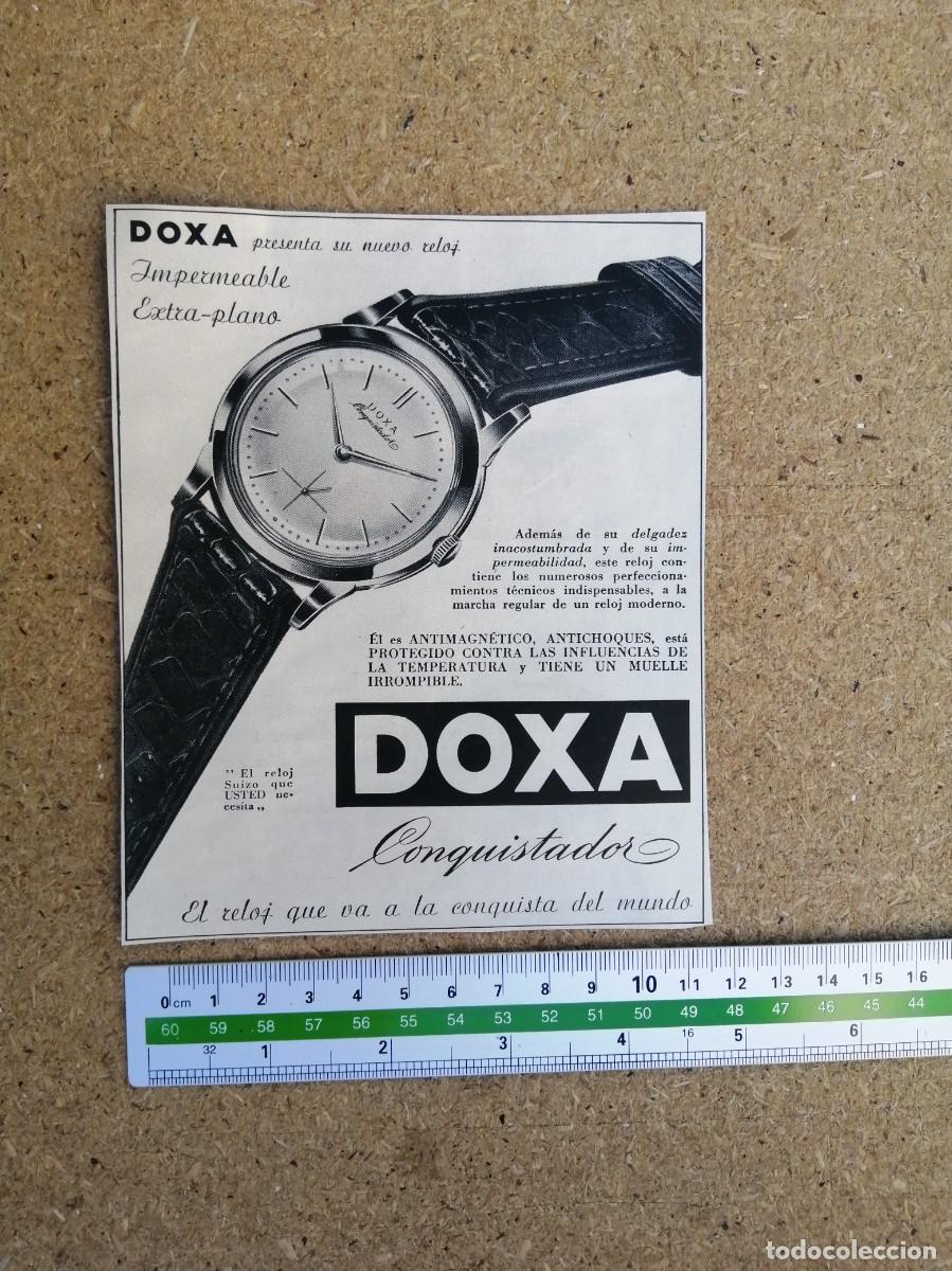 Otros art&iacute;culos de coleccionismo en papel: ANUNCIO. RELOJ DOXA, CONQUISTADOR