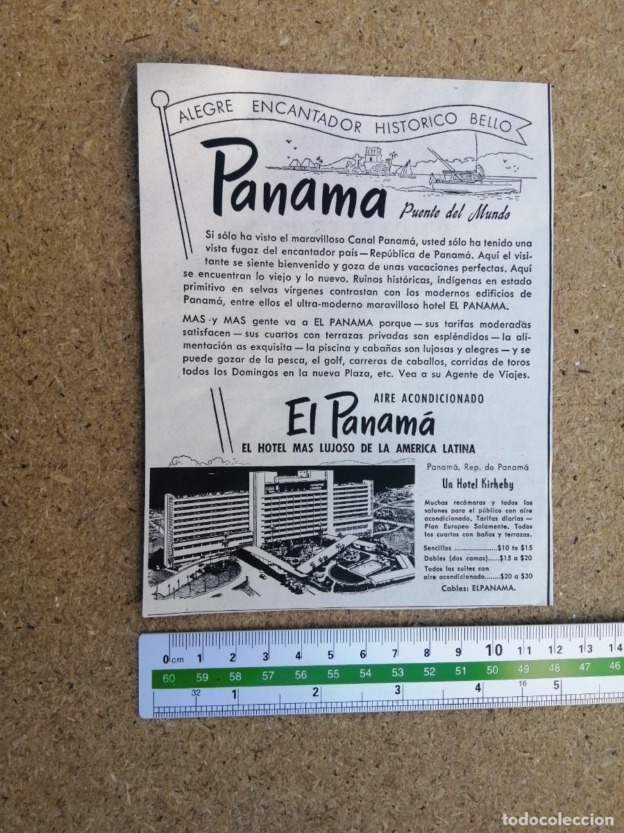 Otros art&iacute;culos de coleccionismo en papel: ANUNCIO. AIRE ACONDICIONADO EL PANAMA