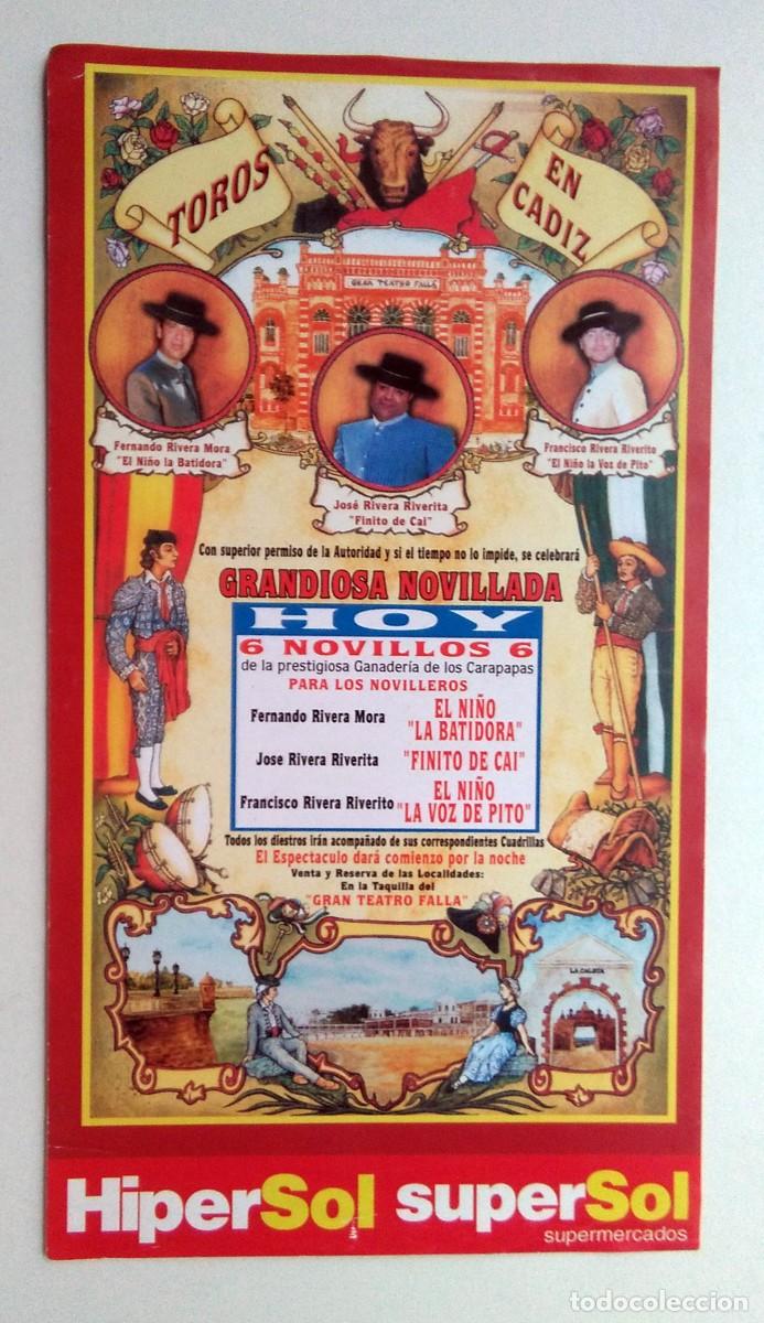 Otros art&iacute;culos de coleccionismo en papel: CARNAVAL DE CADIZ - HOJILLA CHIRIGOTA LOS PRIMOS DE RIVERA