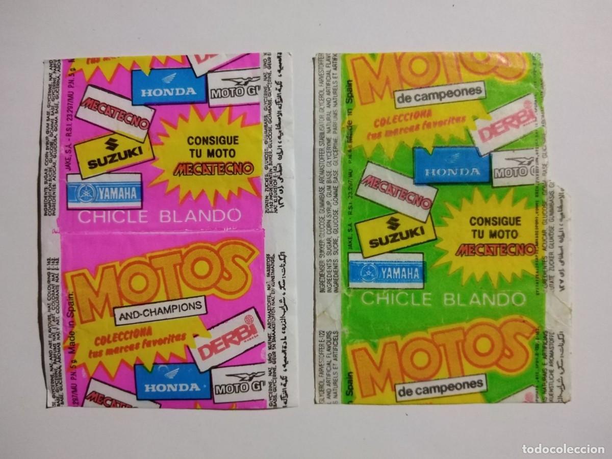 Otros art&iacute;culos de coleccionismo en papel: ANTIGUO EMVOLTORIO DE CHICLES MOTOS