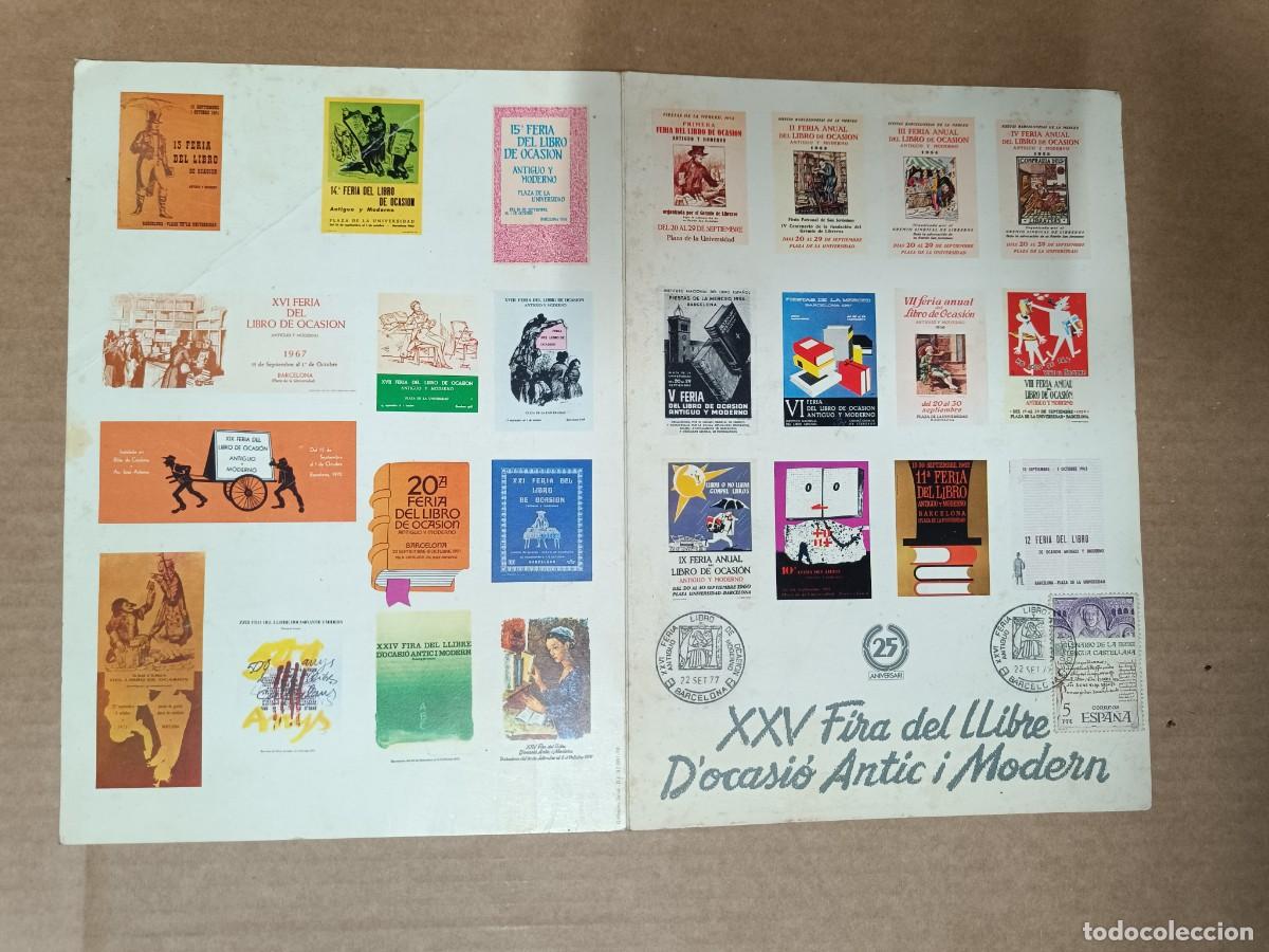 Otros art&iacute;culos de coleccionismo en papel: ANTIGUA INVITACION FIRA DEL LLIBRE DE BARCELONA 1976 1977 -P31