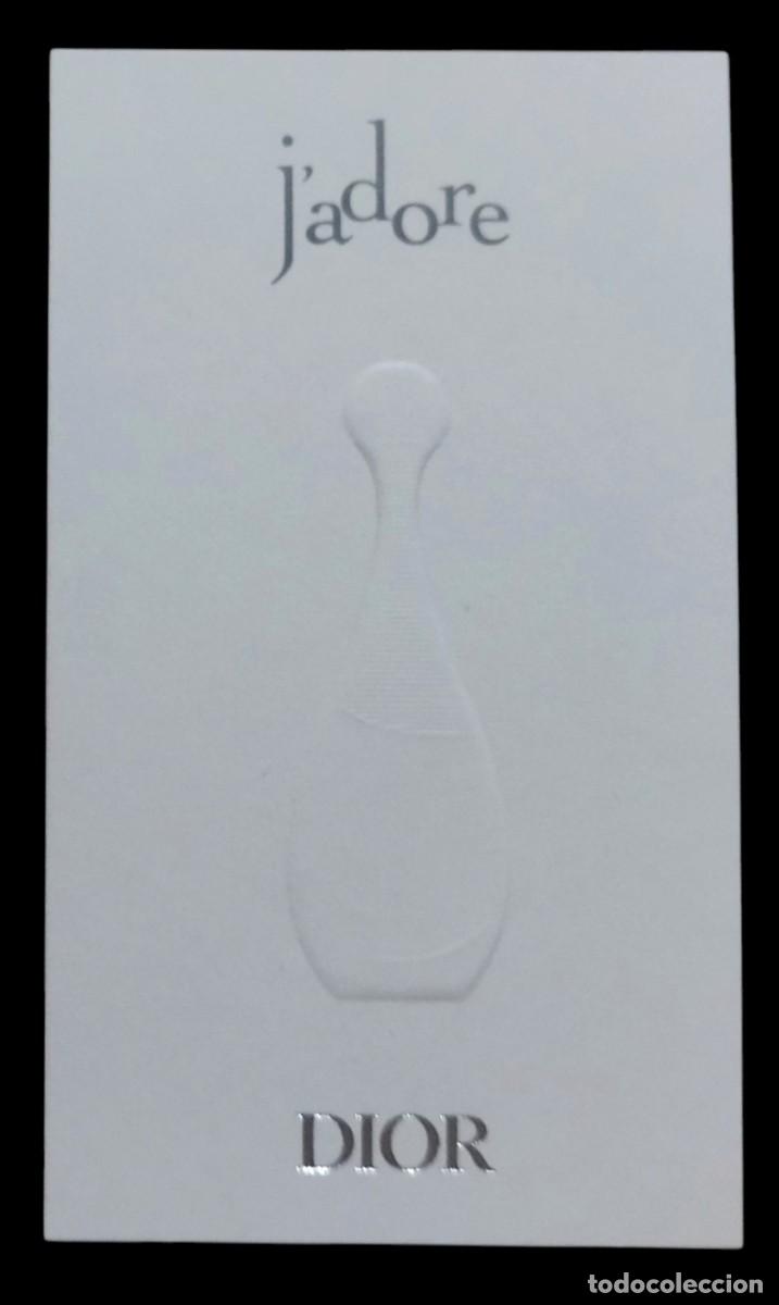 Otros art&iacute;culos de coleccionismo en papel: TARJETA DE PERFUME J'ADORE - DIOR. NUEVA Y PERFECTA.
