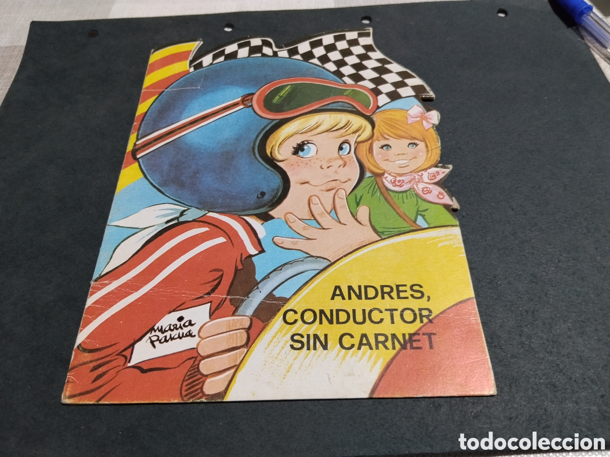 Otros art&iacute;culos de coleccionismo en papel: Cuento troquelado Andr&eacute;s conductor sin carnet