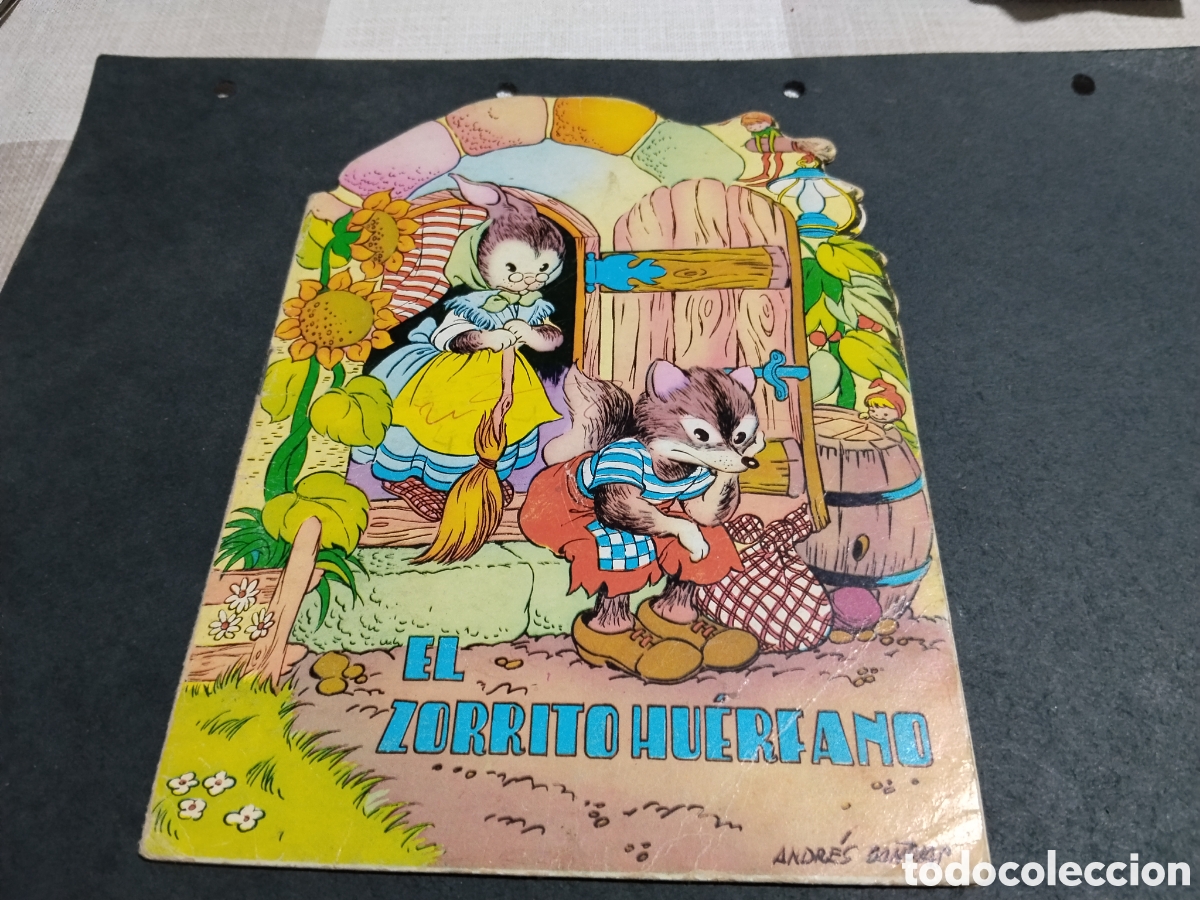 Otros art&iacute;culos de coleccionismo en papel: Cuento troquelado El zorrito hu&eacute;rfano
