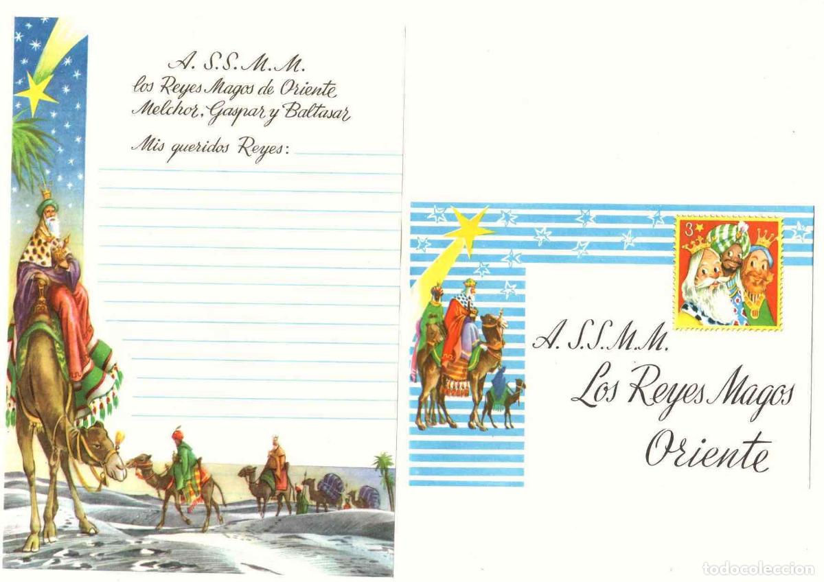 Otros art&iacute;culos de coleccionismo en papel: SOBRE Y CARTA LOS REYES MAGOS DE ORIENTE. A&Ntilde;O 1983. SUBI