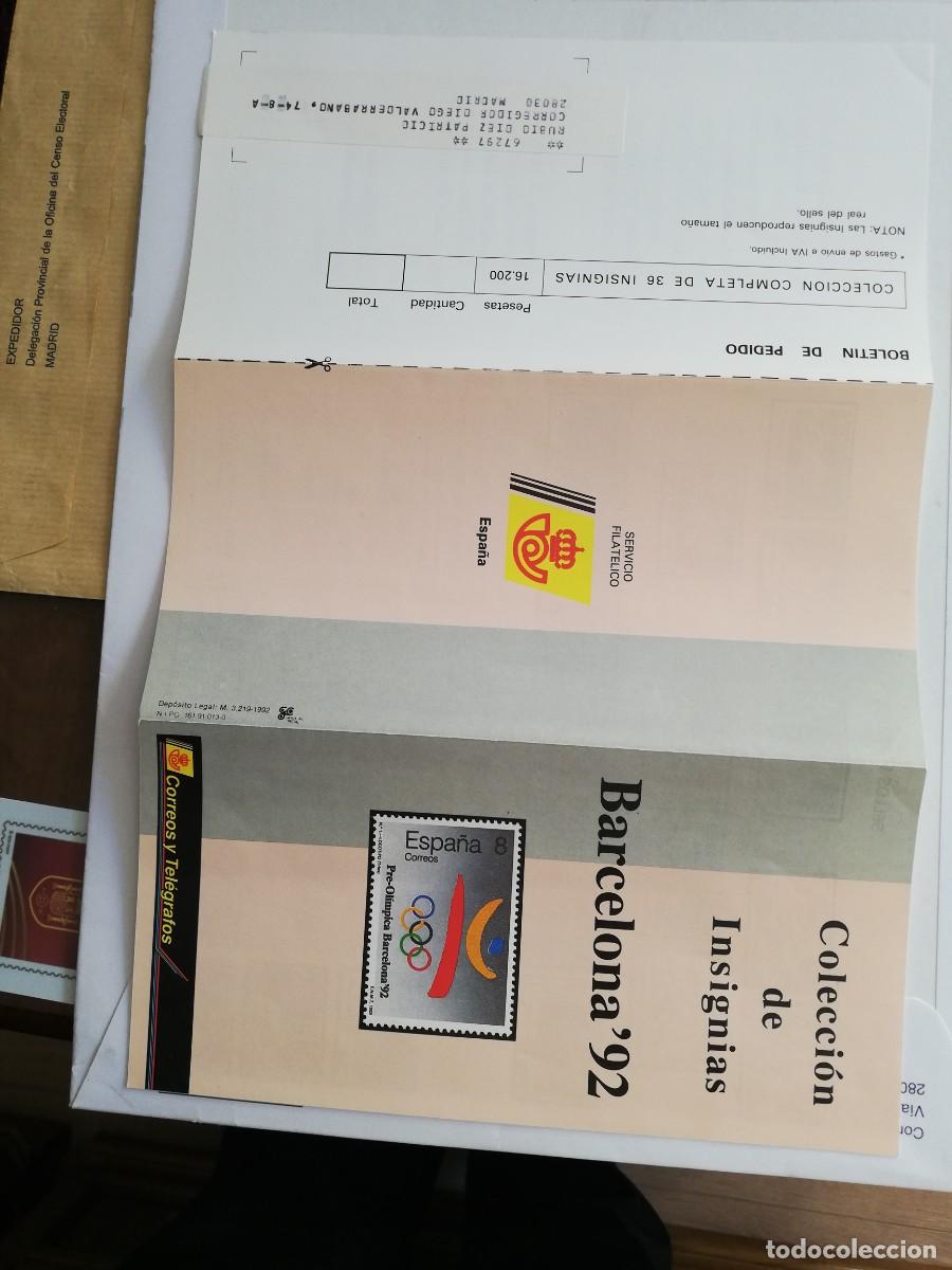 Otros art&iacute;culos de coleccionismo en papel: COLECCION DE INSIGNIAS DE BARCELONA 92