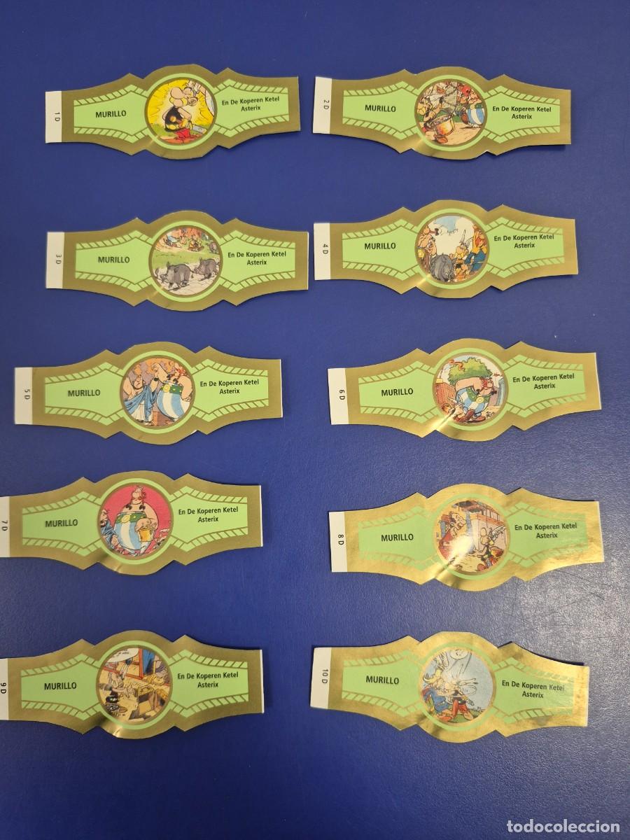 Otros art&iacute;culos de coleccionismo en papel: 10 VITOLAS MARCA MURILLO ASTERIX EN DE KOPEREN KETEL SERIE COMPLETA VERDE