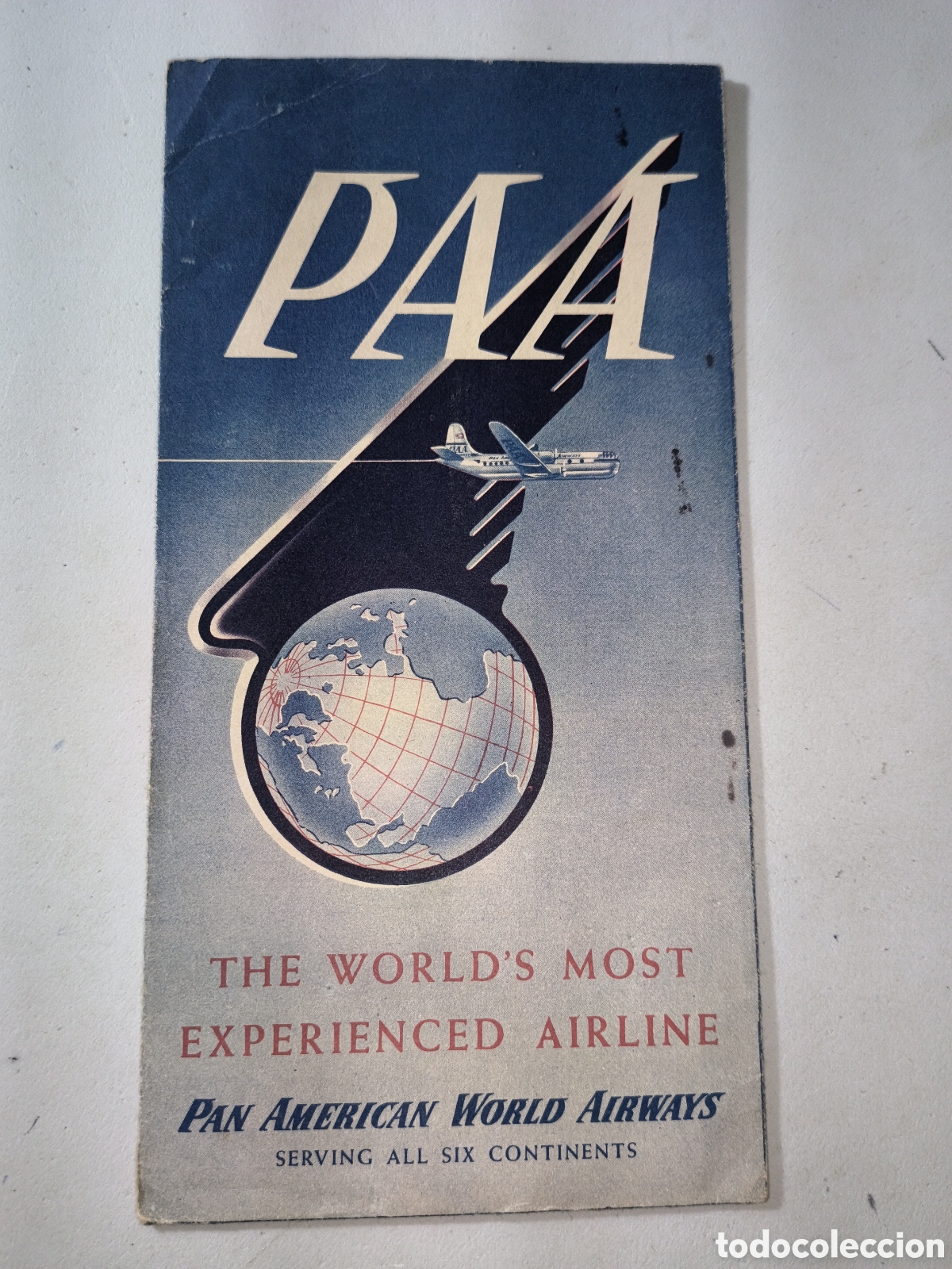 Otros art&iacute;culos de coleccionismo en papel: USA,Pasaje vuelo 565 ,panamerican world airways,a&ntilde;o 1953.