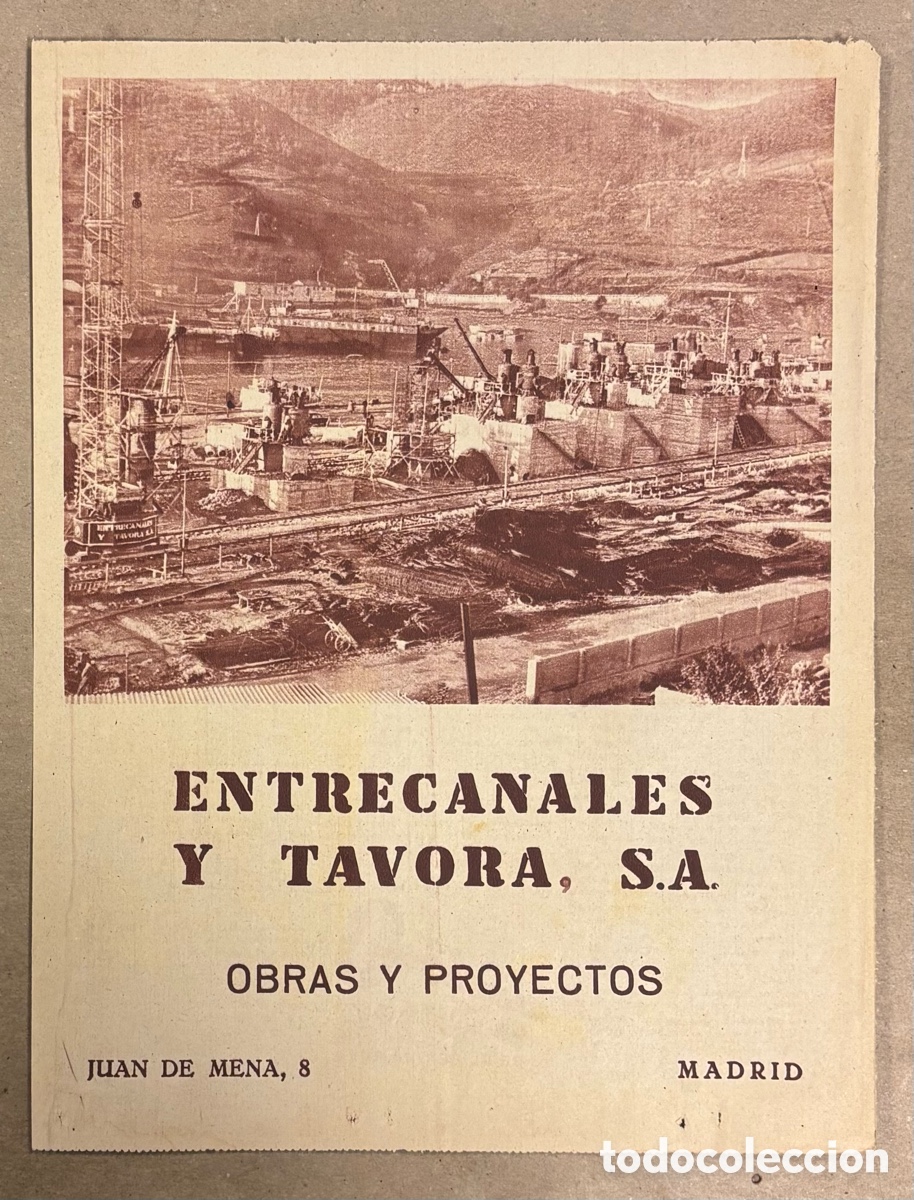 Otros art&iacute;culos de coleccionismo en papel: ENTRECANALES Y TAVORDA. ANUNCIO PUBLICITARIO PERI&Oacute;DICO ABC A&Ntilde;O 1956. ACCIONA.