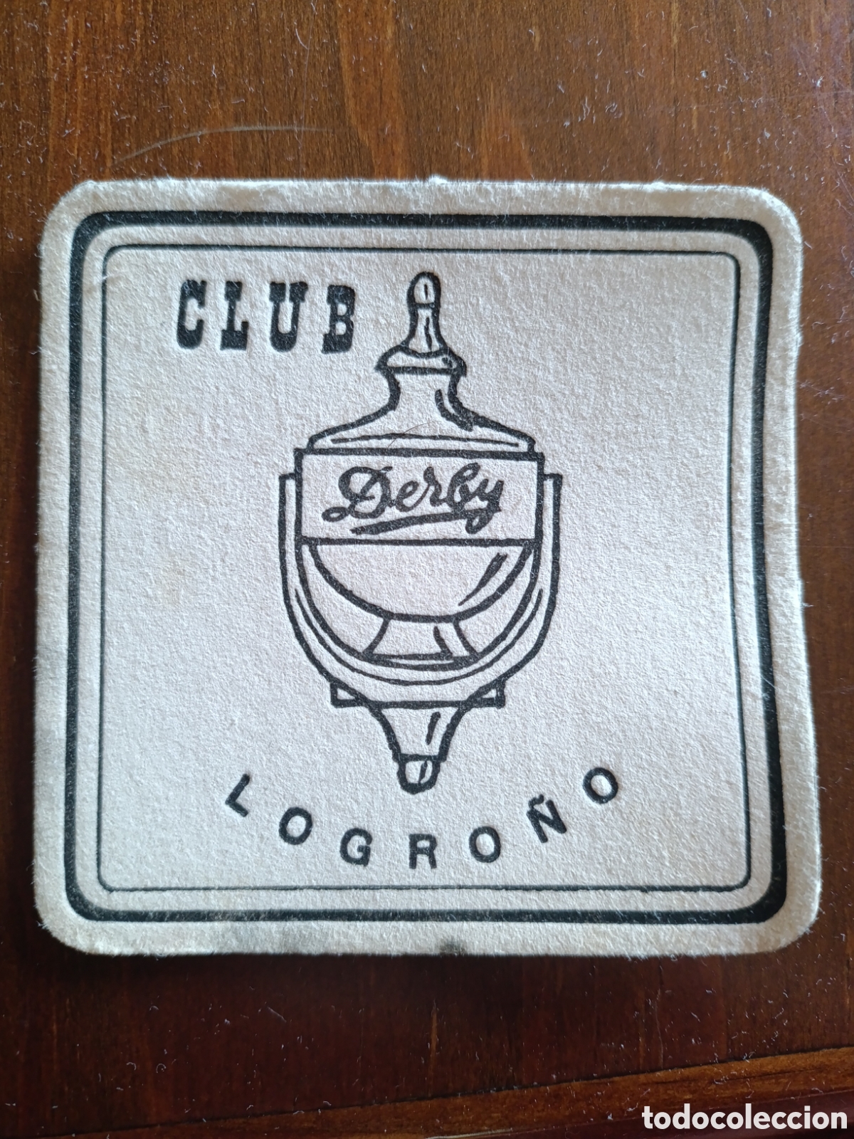 Otros art&iacute;culos de coleccionismo en papel: CLUB DERBY LOGRO&Ntilde;O [ POSAVASOS A&Ntilde;OS 40-50 ]