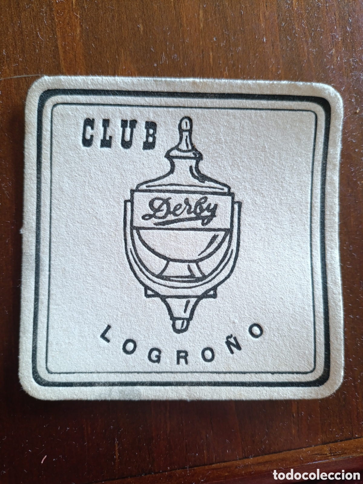 Otros art&iacute;culos de coleccionismo en papel: CLUB DERBY LOGRO&Ntilde;O [ POSAVASOS A&Ntilde;OS 40-50 ]