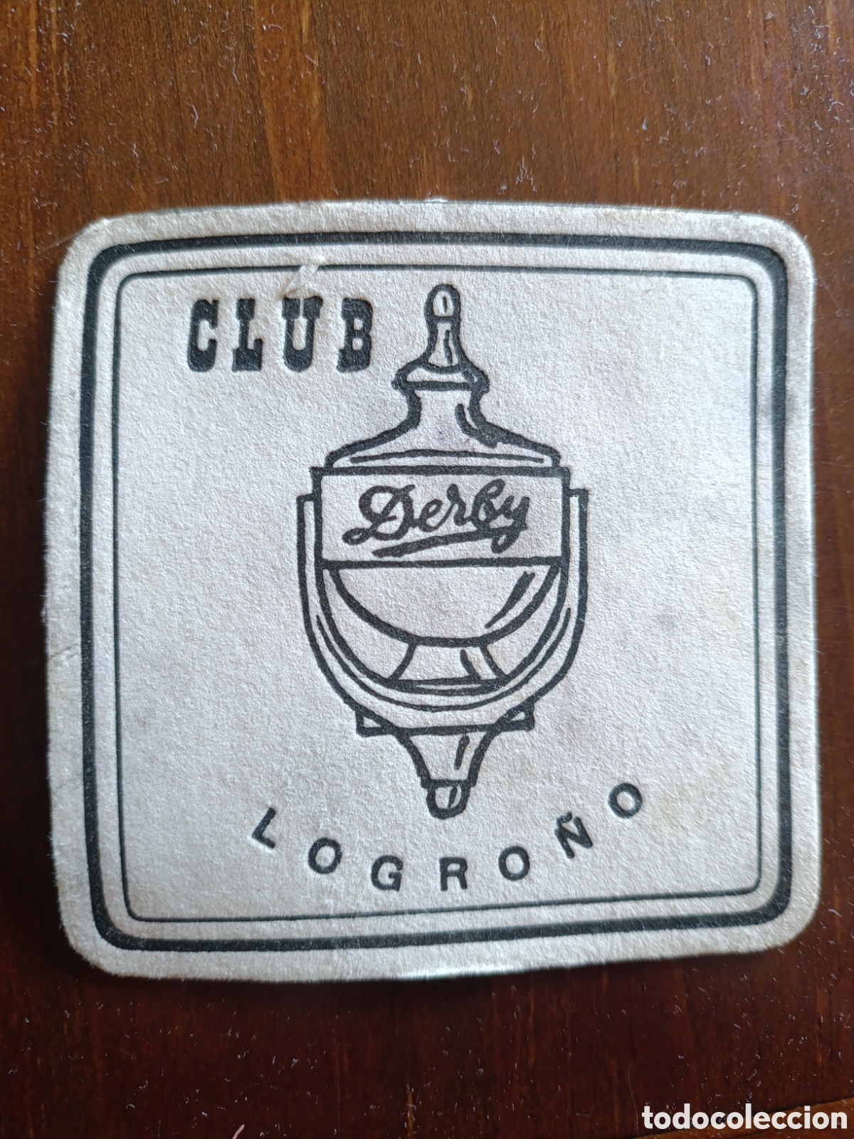 Otros art&iacute;culos de coleccionismo en papel: CLUB DERBY LOGRO&Ntilde;O [ POSAVASOS A&Ntilde;OS 40-50 ]
