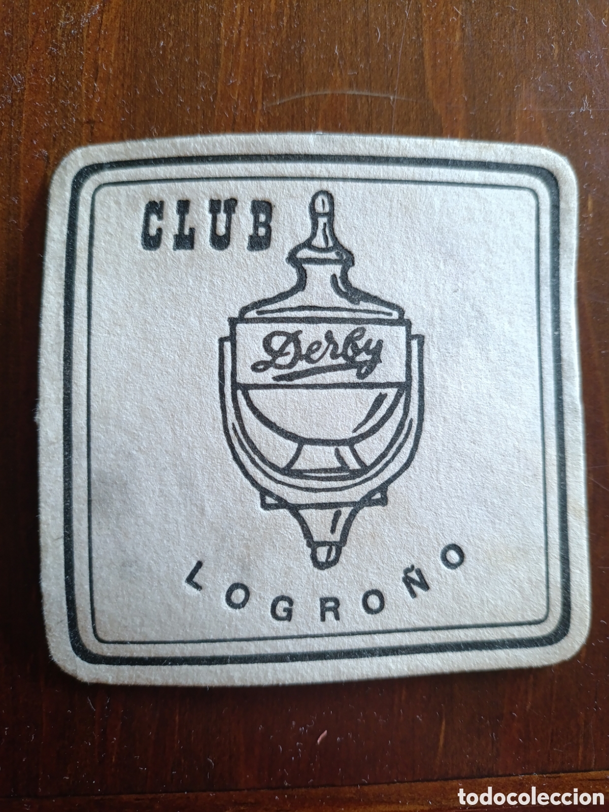 Otros art&iacute;culos de coleccionismo en papel: CLUB DERBY LOGRO&Ntilde;O [ POSAVASOS A&Ntilde;OS 40-50 ]