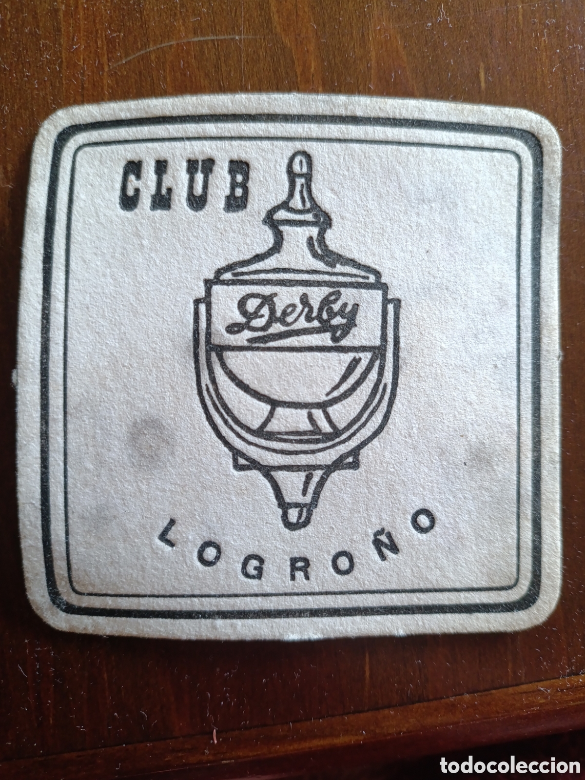 Otros art&iacute;culos de coleccionismo en papel: CLUB DERBY LOGRO&Ntilde;O [ POSAVASOS A&Ntilde;OS 40-50 ]