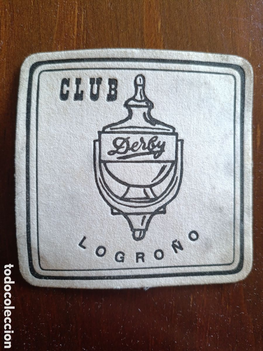 Otros art&iacute;culos de coleccionismo en papel: CLUB DERBY LOGRO&Ntilde;O [ POSAVASOS A&Ntilde;OS 40-50 ]