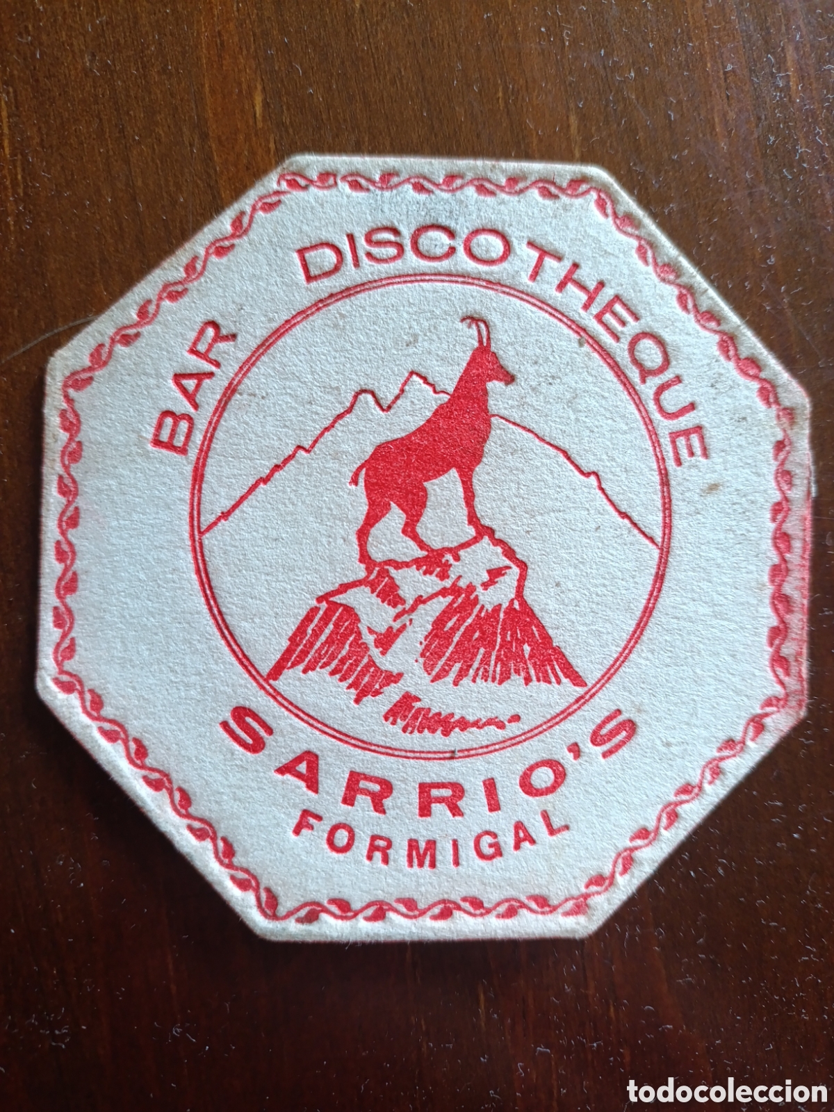 Otros art&iacute;culos de coleccionismo en papel: BAR DISCOTHEQUE SARRIO'S FORMIGAL [ POSAVASOS A&Ntilde;OS 40-50 ]