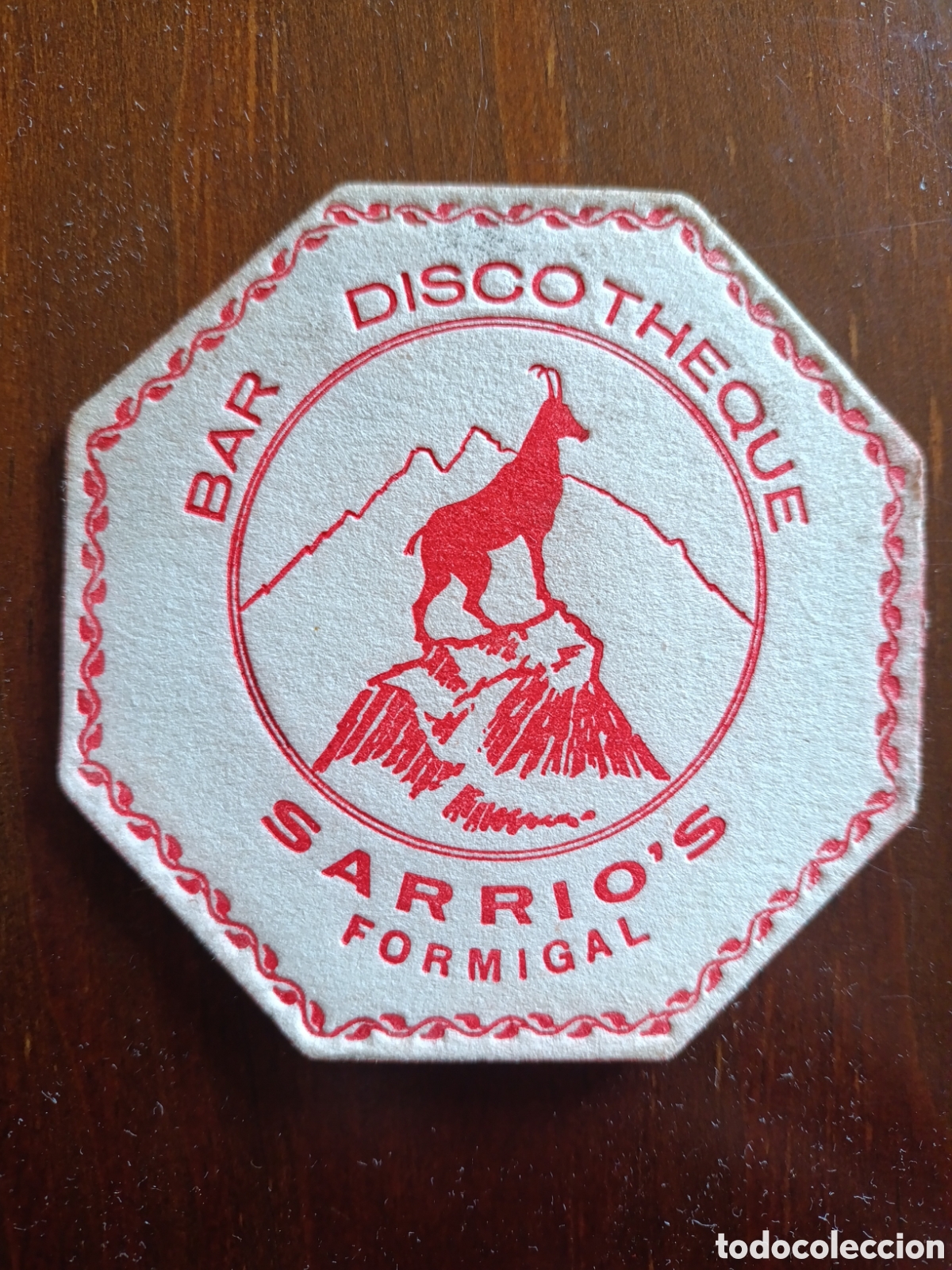 Otros art&iacute;culos de coleccionismo en papel: BAR DISCOTHEQUE SARRIO'S FORMIGAL [ POSAVASOS A&Ntilde;OS 40-50 ]