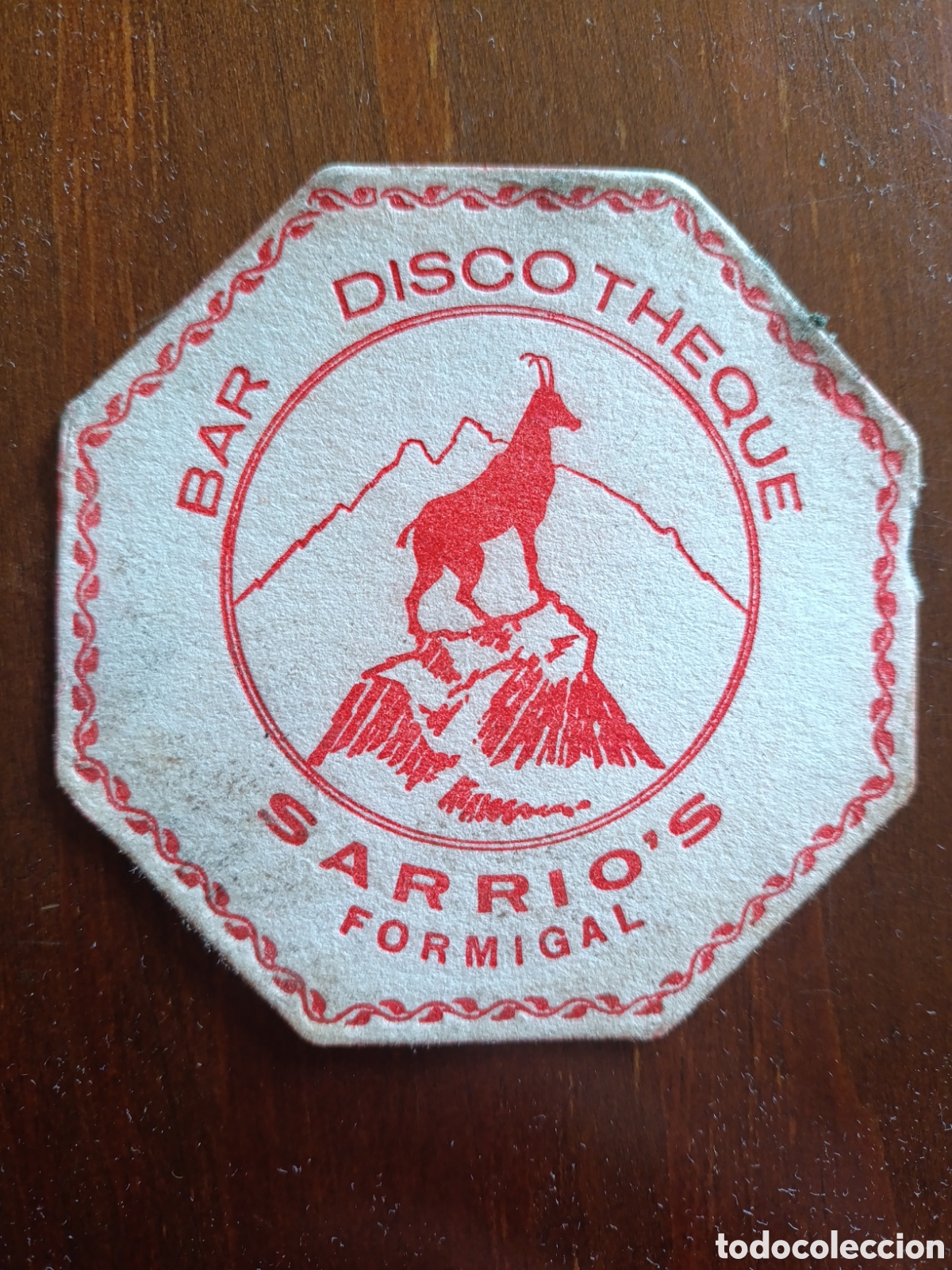 Otros art&iacute;culos de coleccionismo en papel: BAR DISCOTHEQUE SARRIO'S FORMIGAL [ POSAVASOS A&Ntilde;OS 40-50 ]