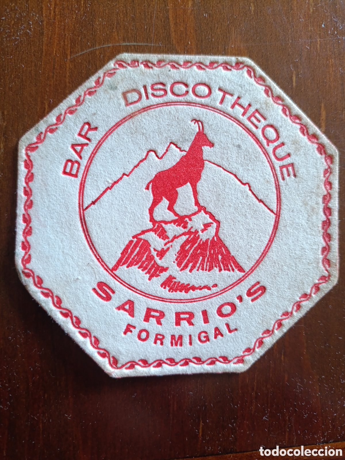 Otros art&iacute;culos de coleccionismo en papel: BAR DISCOTHEQUE SARRIO'S FORMIGAL [ POSAVASOS A&Ntilde;OS 40-50 ]