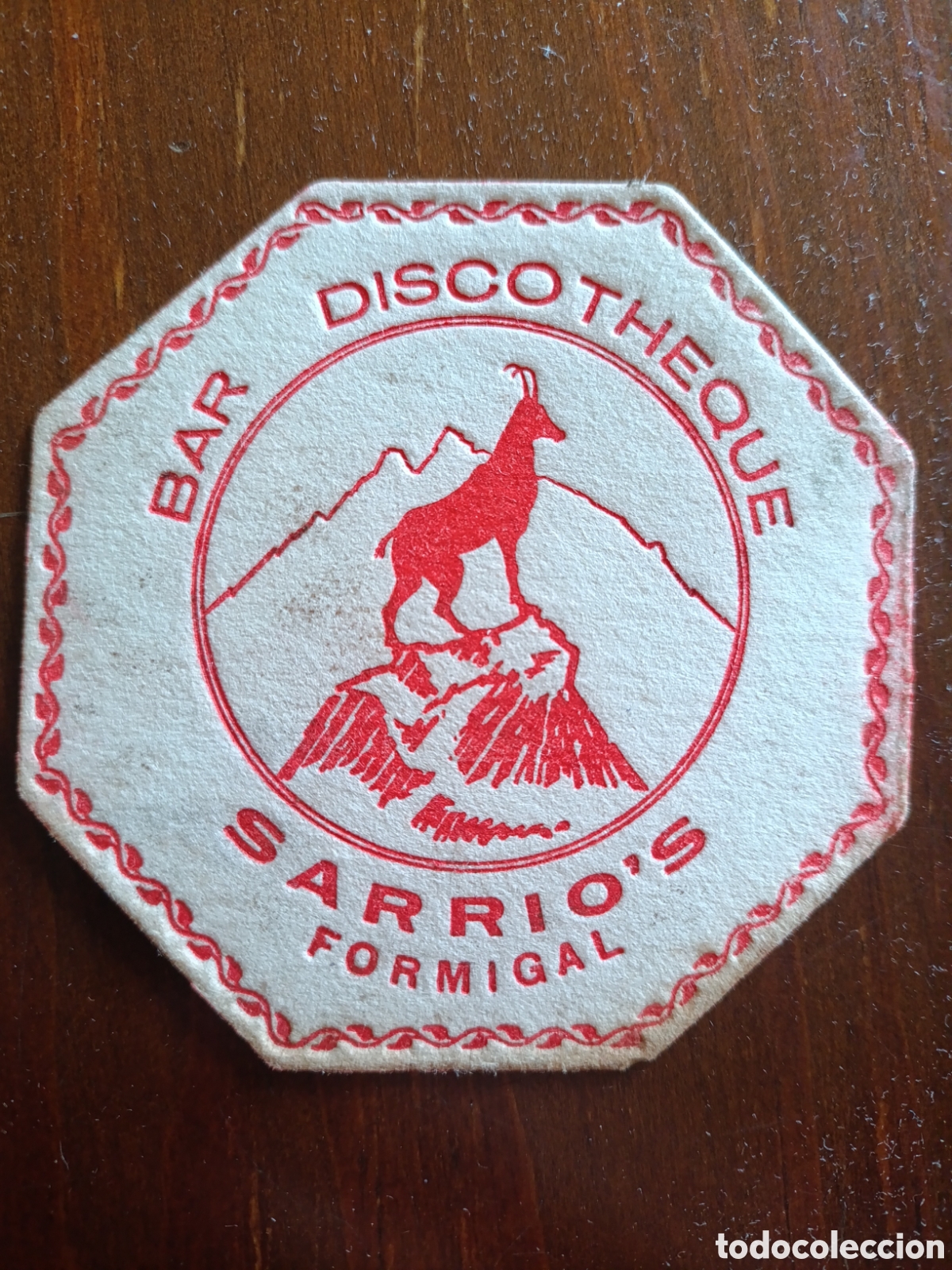 Otros art&iacute;culos de coleccionismo en papel: BAR DISCOTHEQUE SARRIO'S FORMIGAL [ POSAVASOS A&Ntilde;OS 40-50 ]