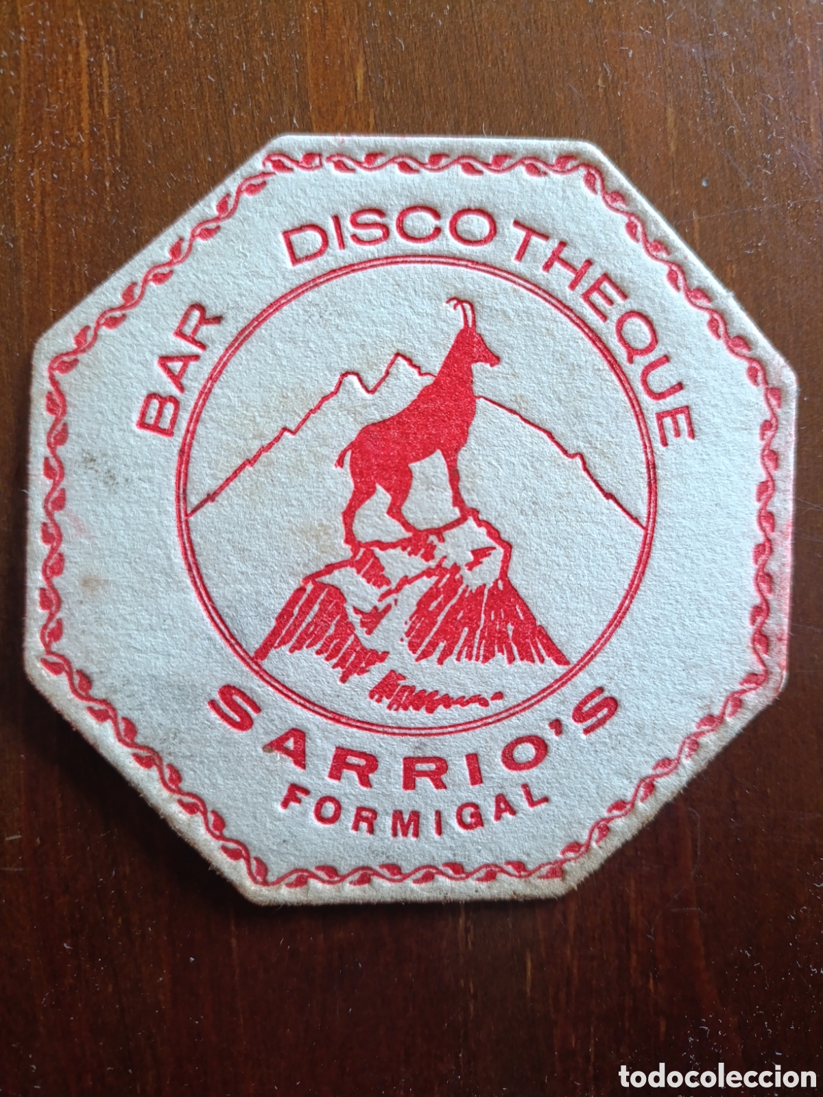 Otros art&iacute;culos de coleccionismo en papel: BAR DISCOTHEQUE SARRIO'S FORMIGAL [ POSAVASOS A&Ntilde;OS 40-50 ]