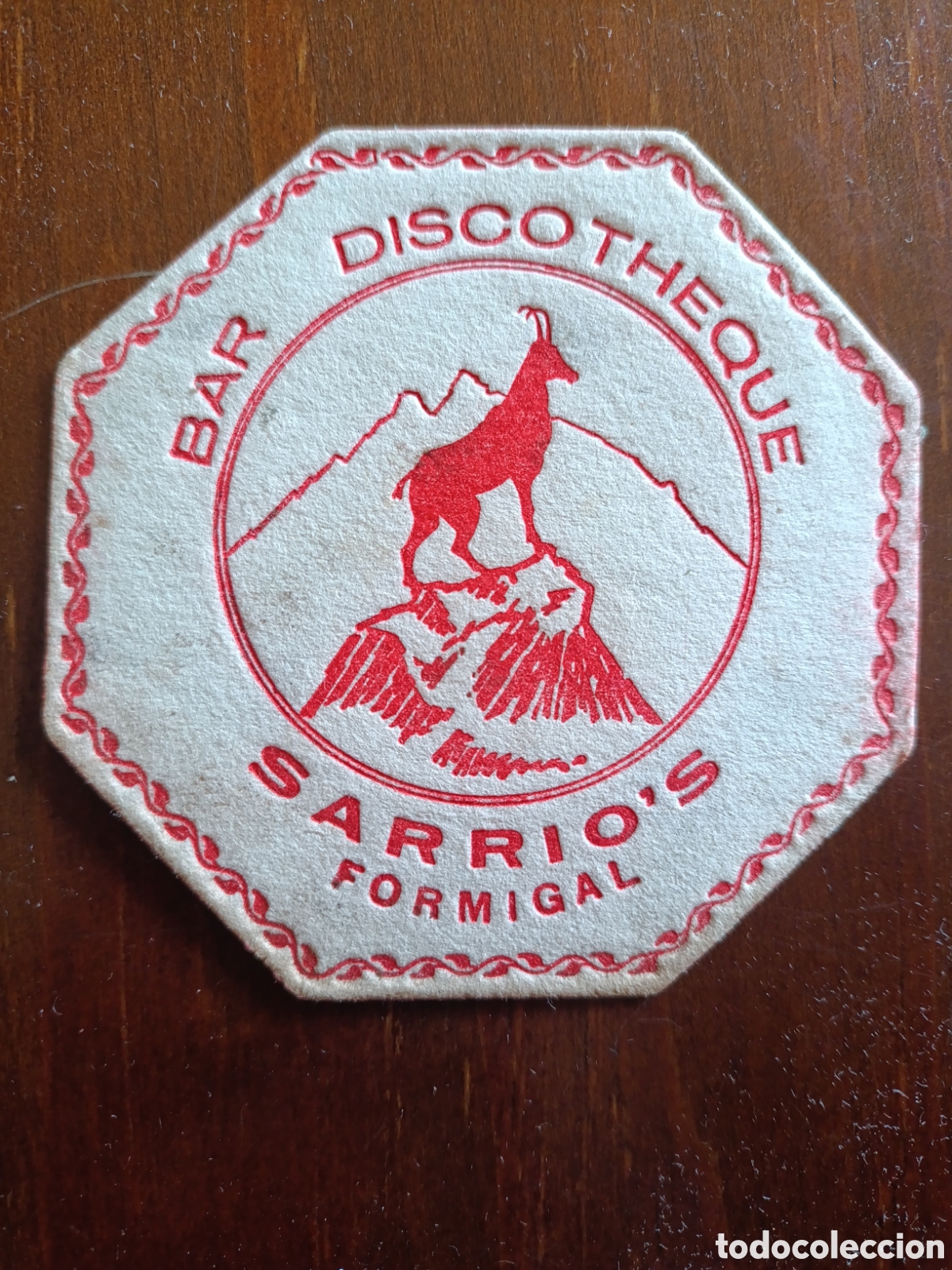 Otros art&iacute;culos de coleccionismo en papel: BAR DISCOTHEQUE SARRIO'S FORMIGAL [ POSAVASOS A&Ntilde;OS 40-50 ]